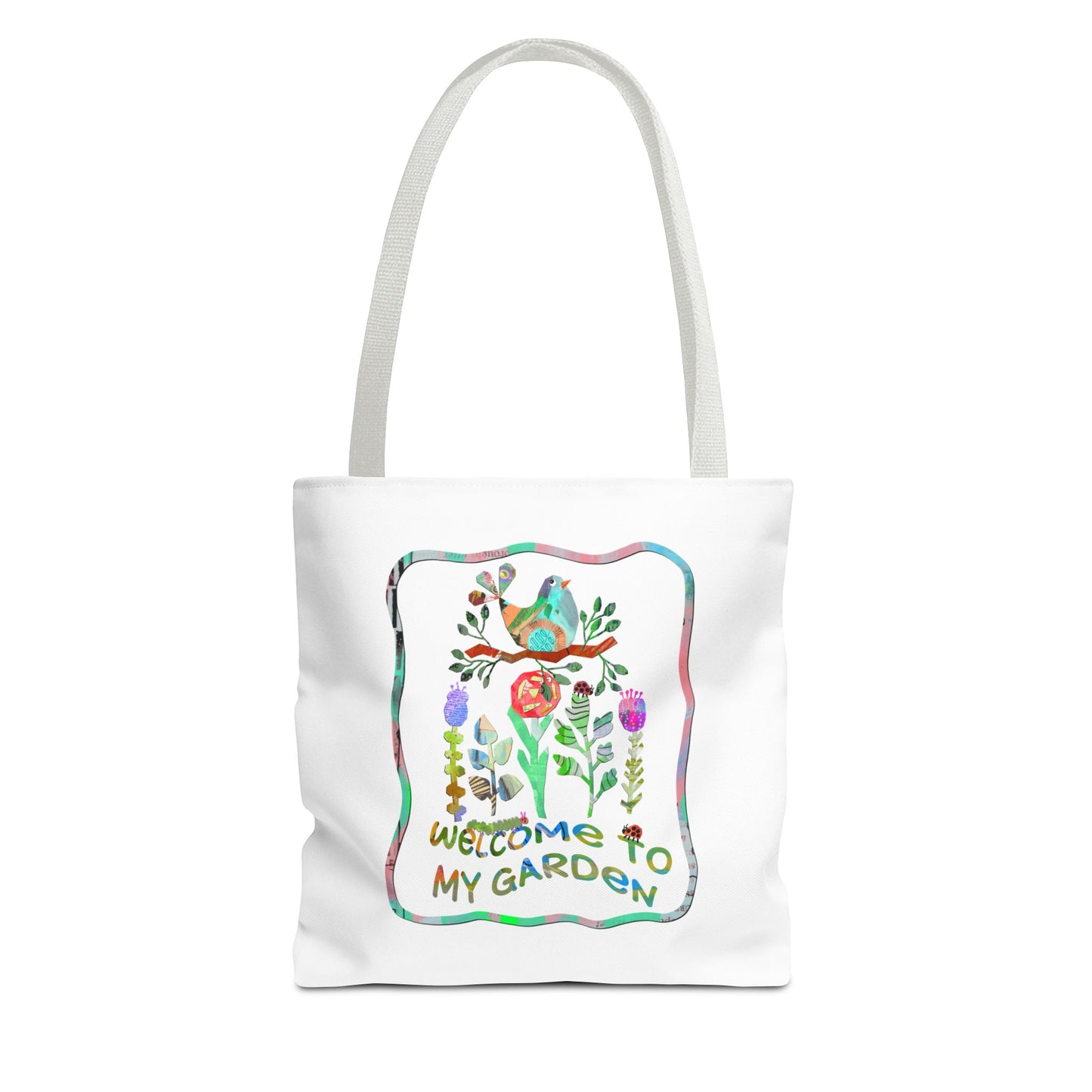 Welcome to My Garden Collage Tote Bag