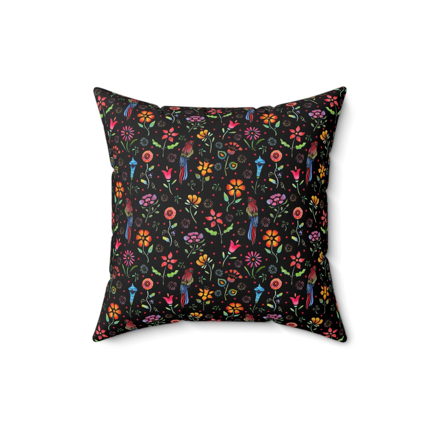 Frida Flowers Spun Polyester Square Pillow