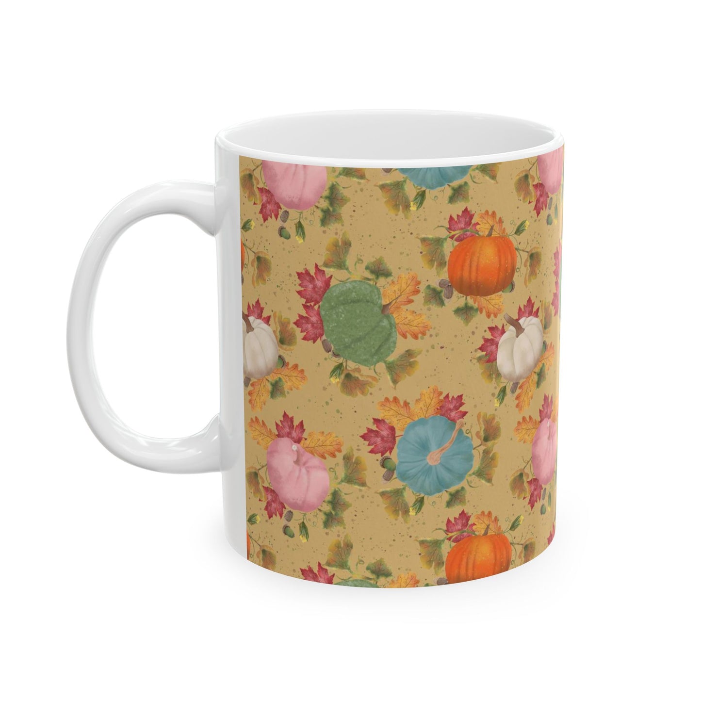 Colorful Pumpkins Ceramic Mug 11oz