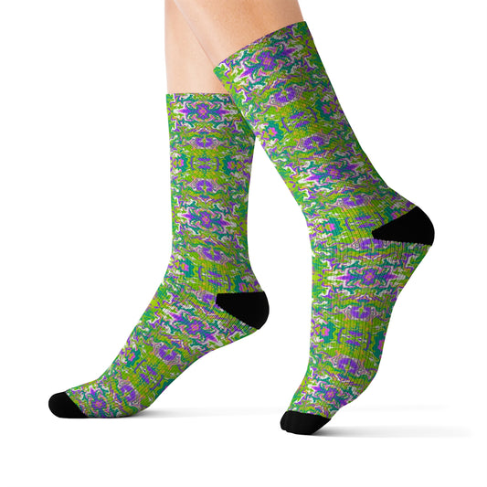 Boho Spring Garden Women’s Socks