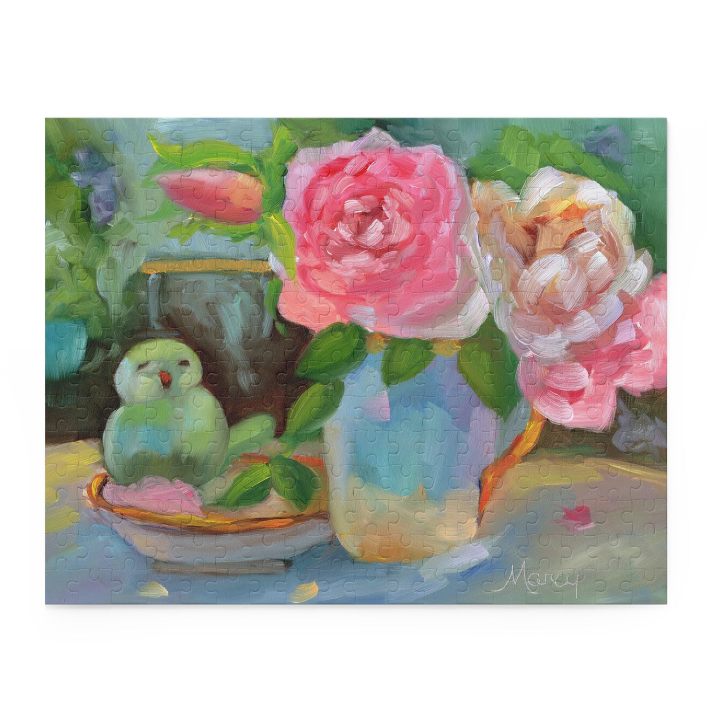 Cuppa Roses Puzzle (120, 252, 500-Piece)