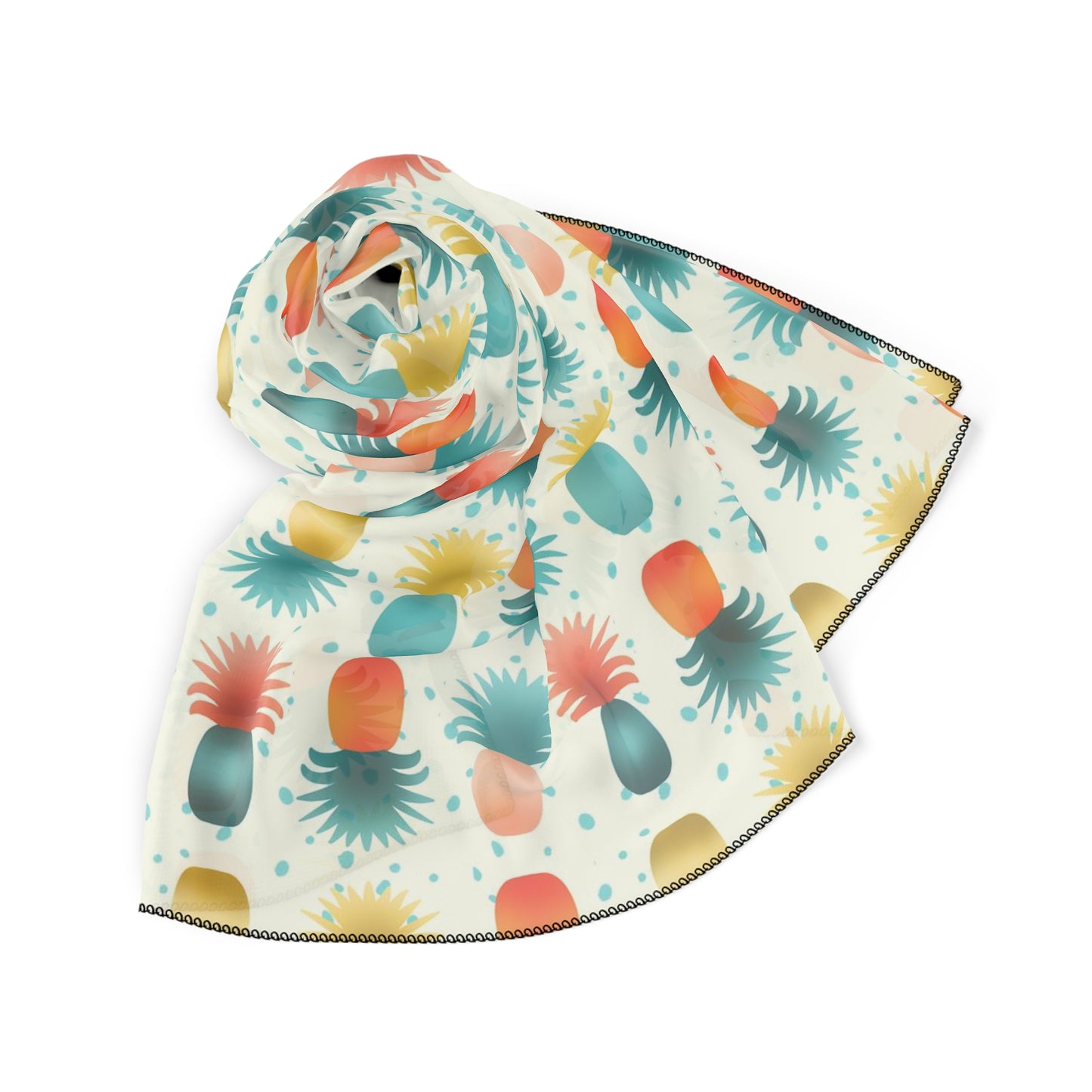 Pineapple Poly Scarf