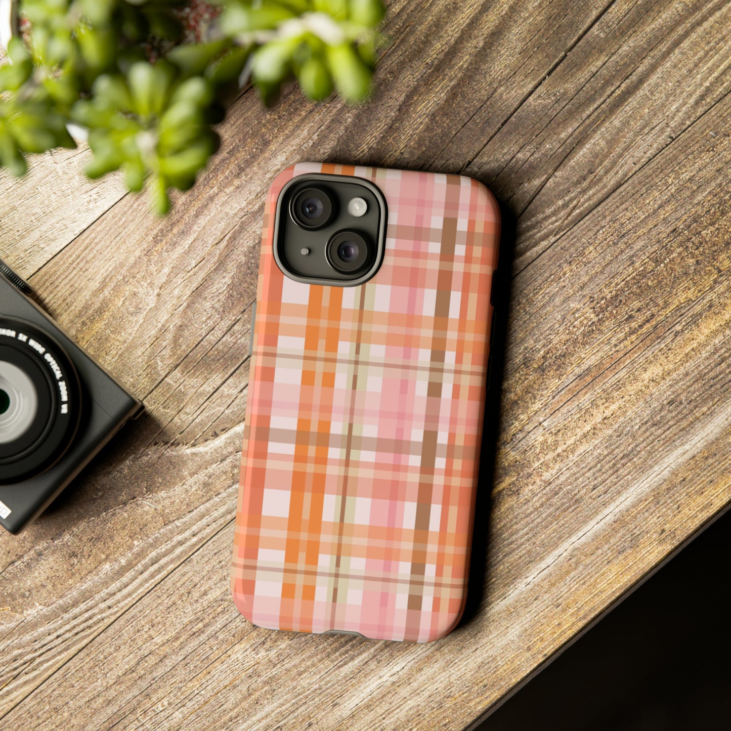 Soft Autumn Plaid Tough Cases