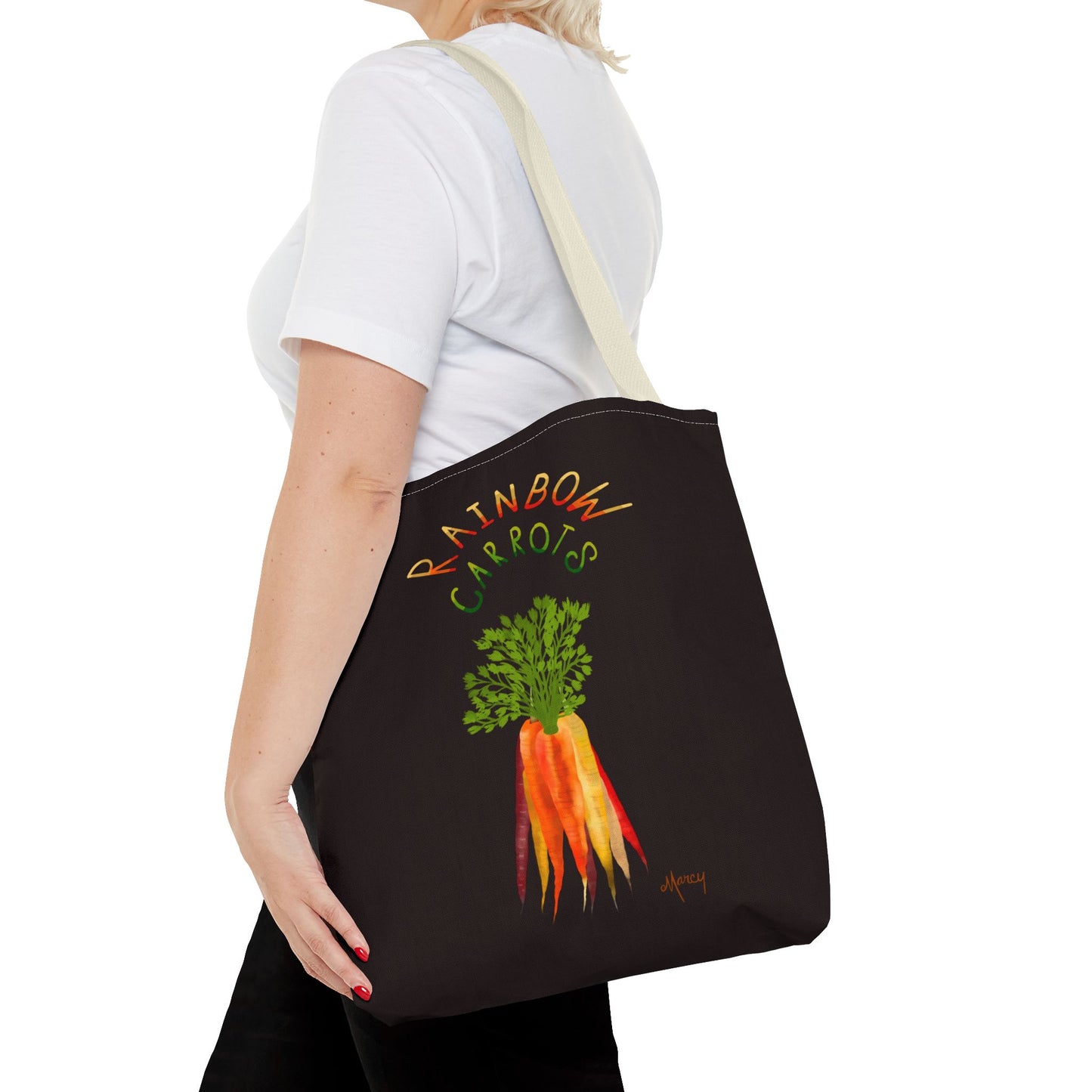 Rainbow Carrots Tote Bag