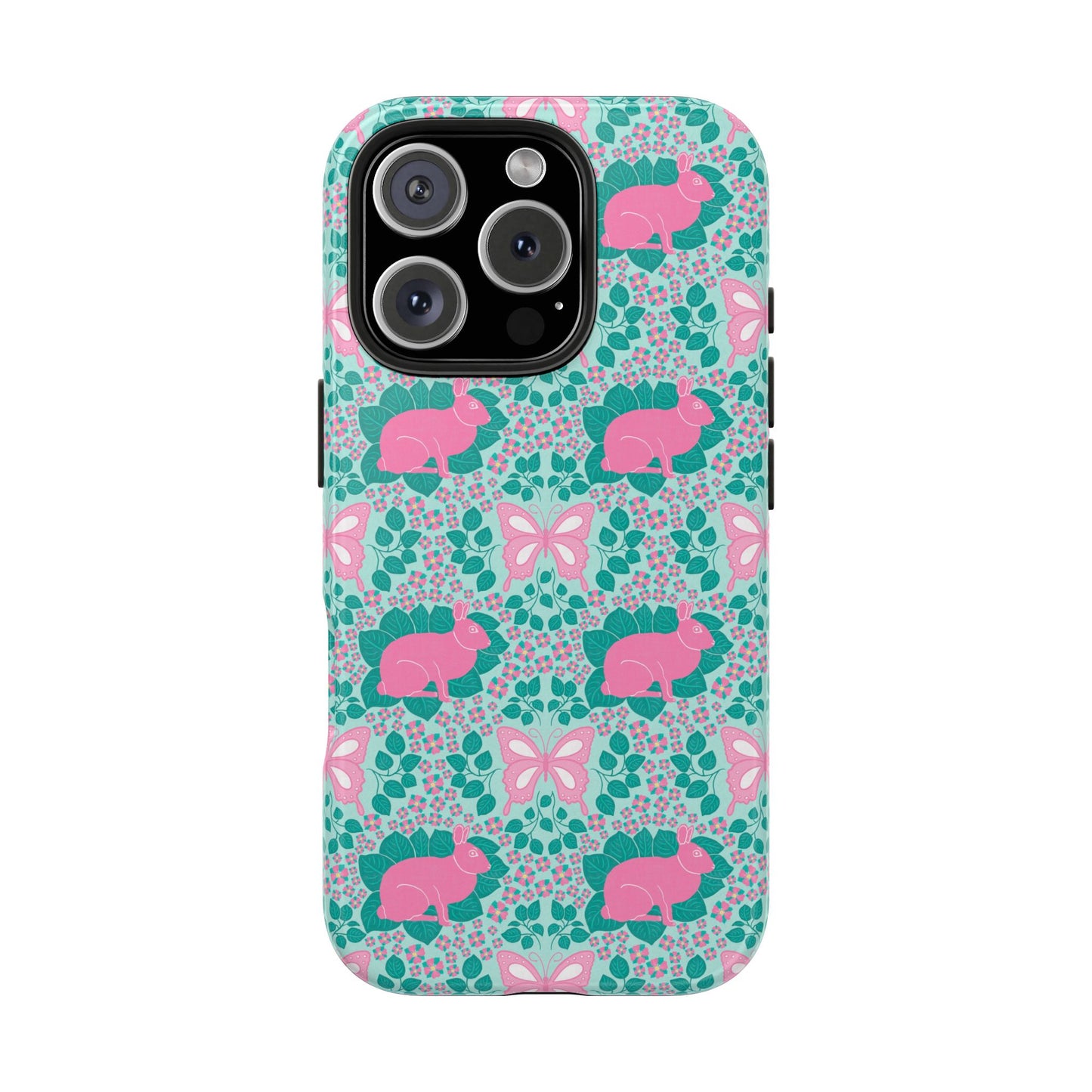 Bunnies & Butterflies Tough Phone Case
