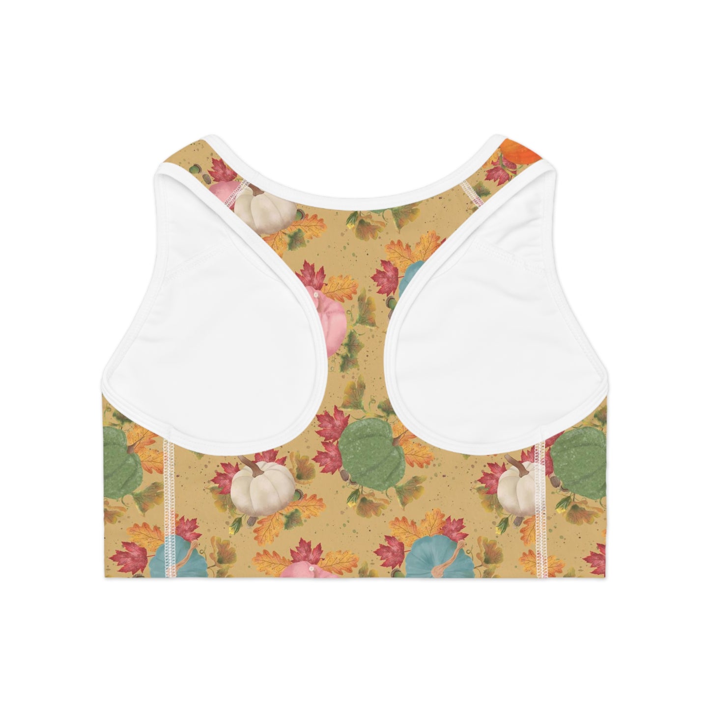 Colorful Pumpkins Sports Bra