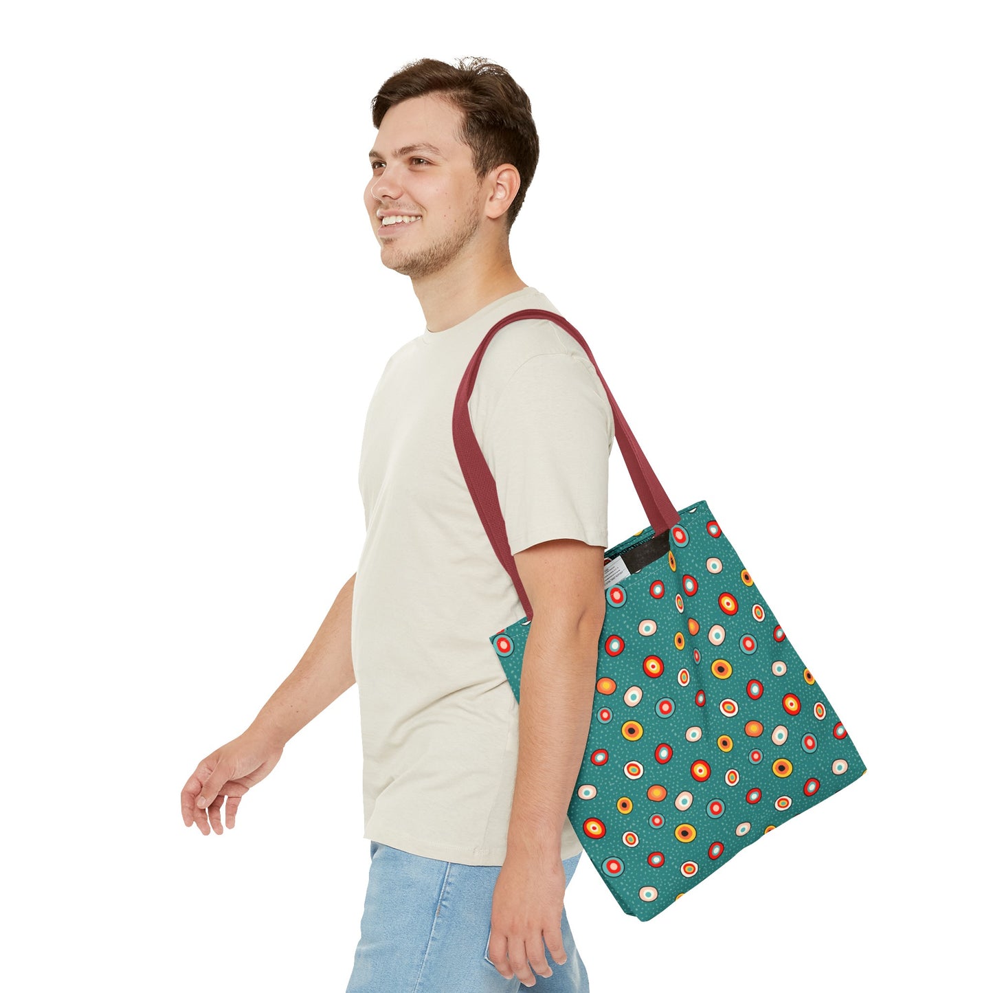 Funky Circles Tote Bag