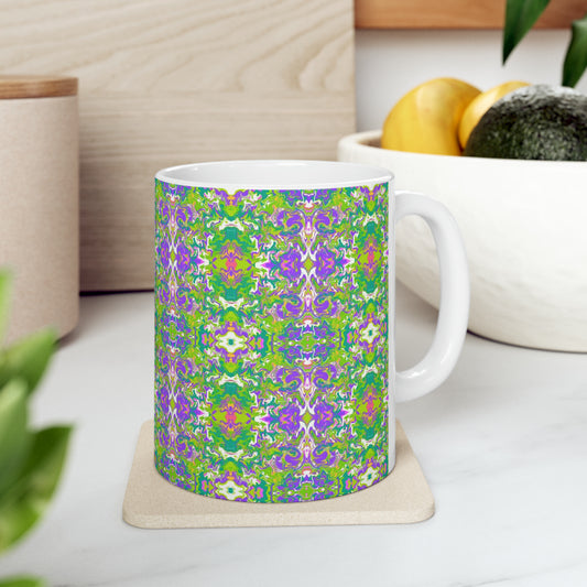 Boho Spring Garden Mug Ceramic Mug 11oz