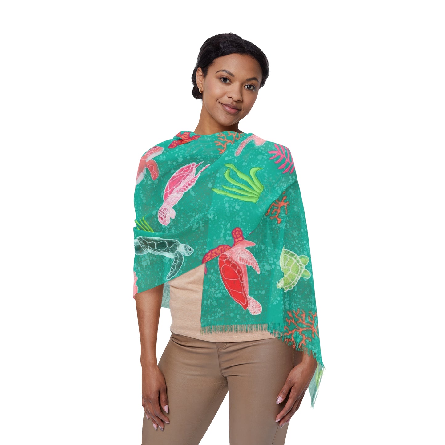 Sea Turtles Light Scarf