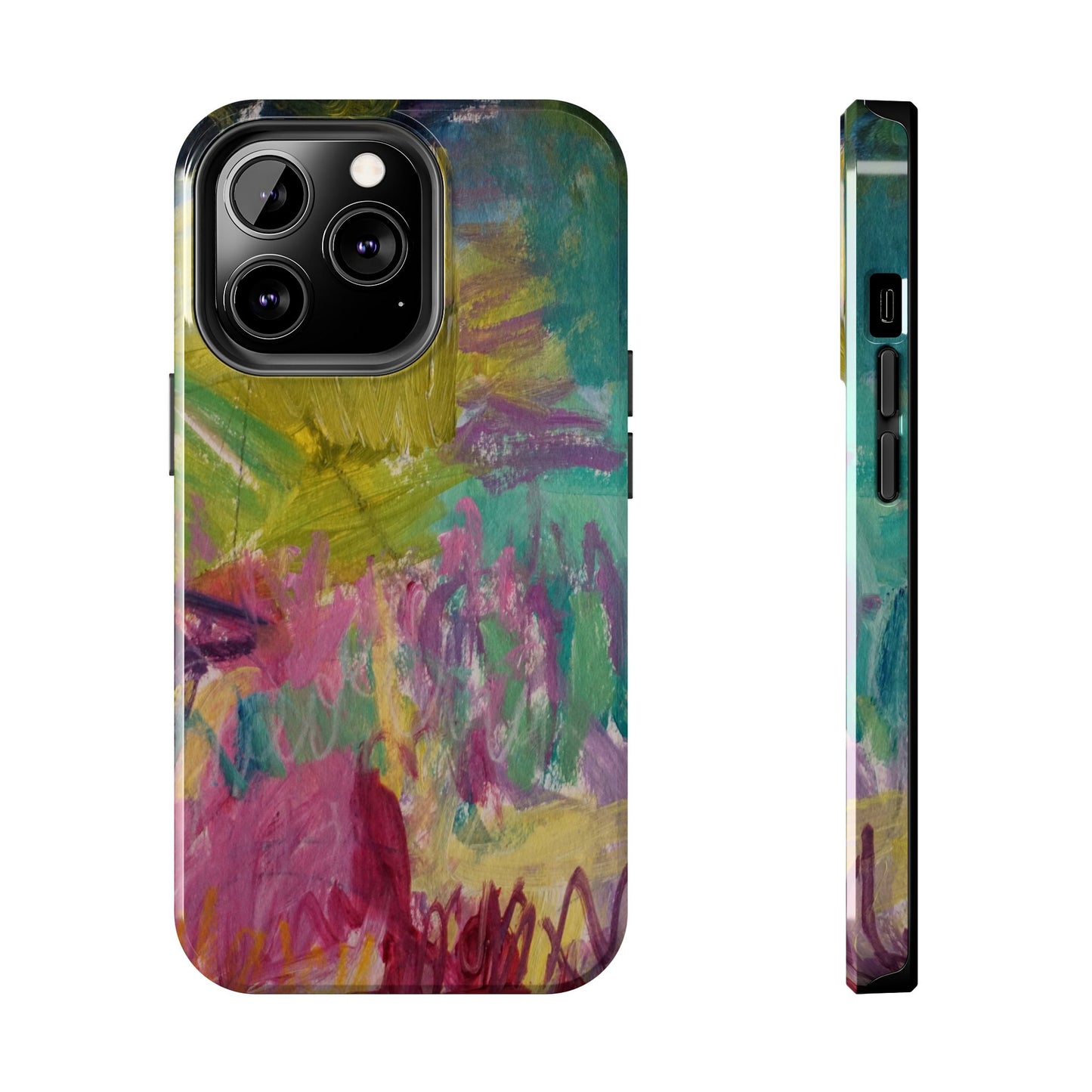 Abstract Pastel Tough Phone Cases