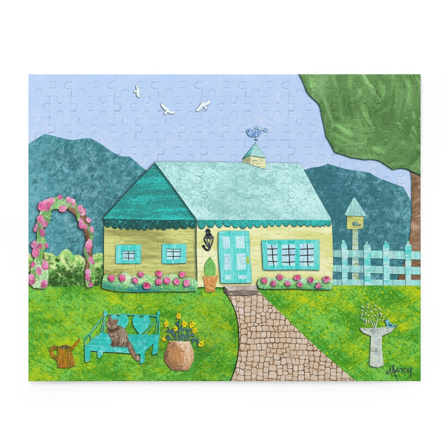 Enchanted Cottage Puzzle (120, 252, 500-Piece)