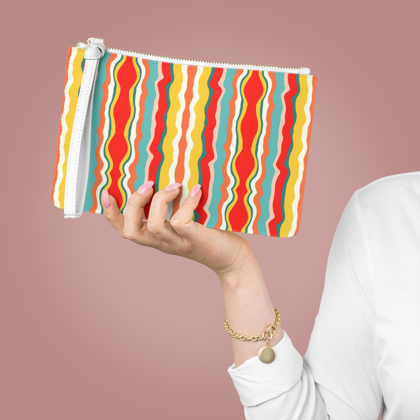 Groovin’ 70’s Stripes Clutch Bag