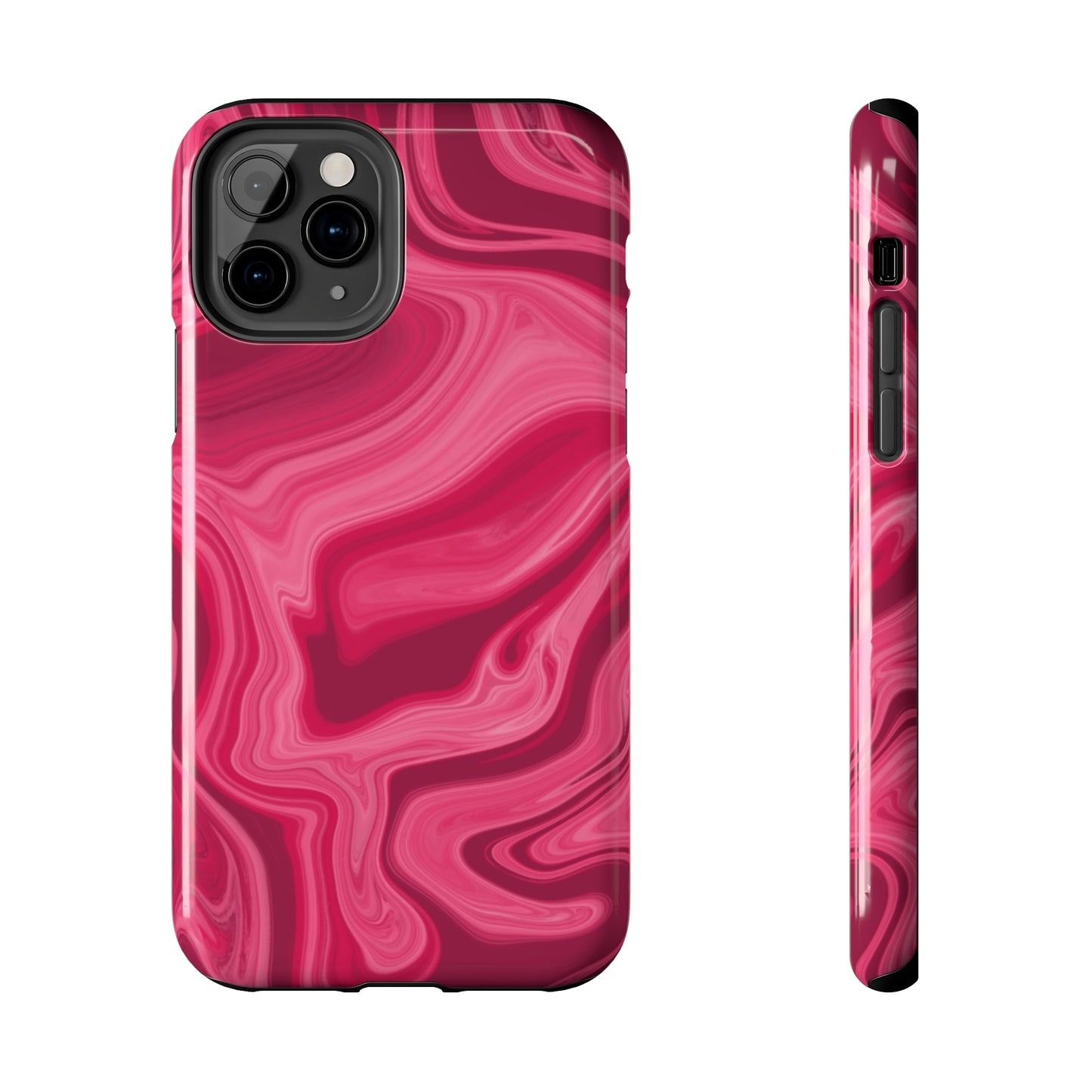 Rosy Swirls Tough Phone Cases