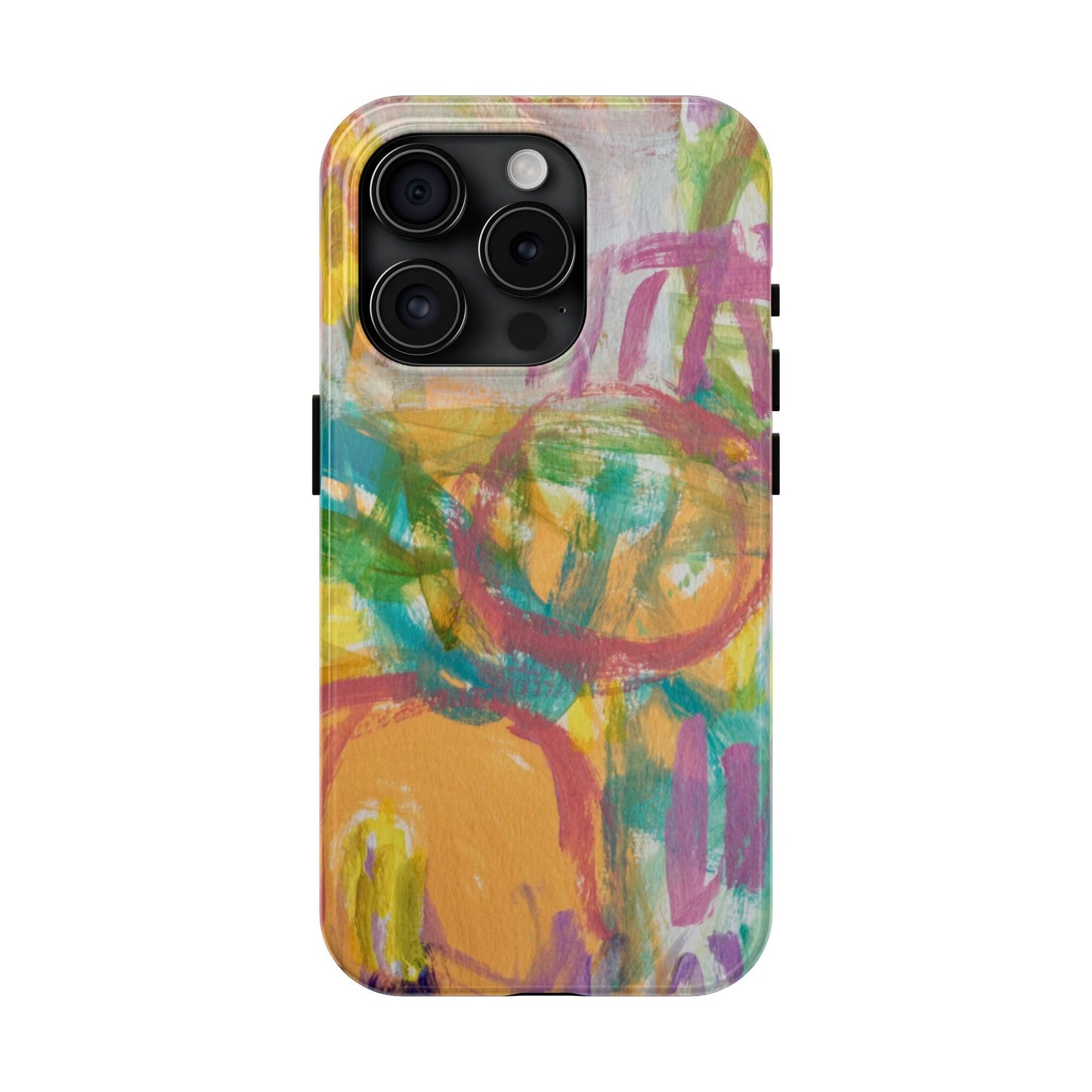 Abstract Pastel Circles Tough Phone Cases