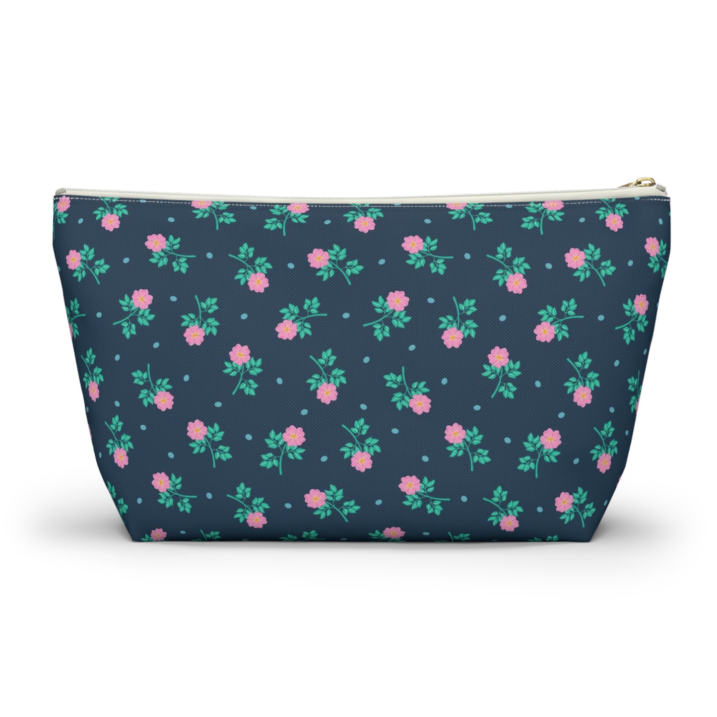 Wild Roses Chintz Accessory Pouch