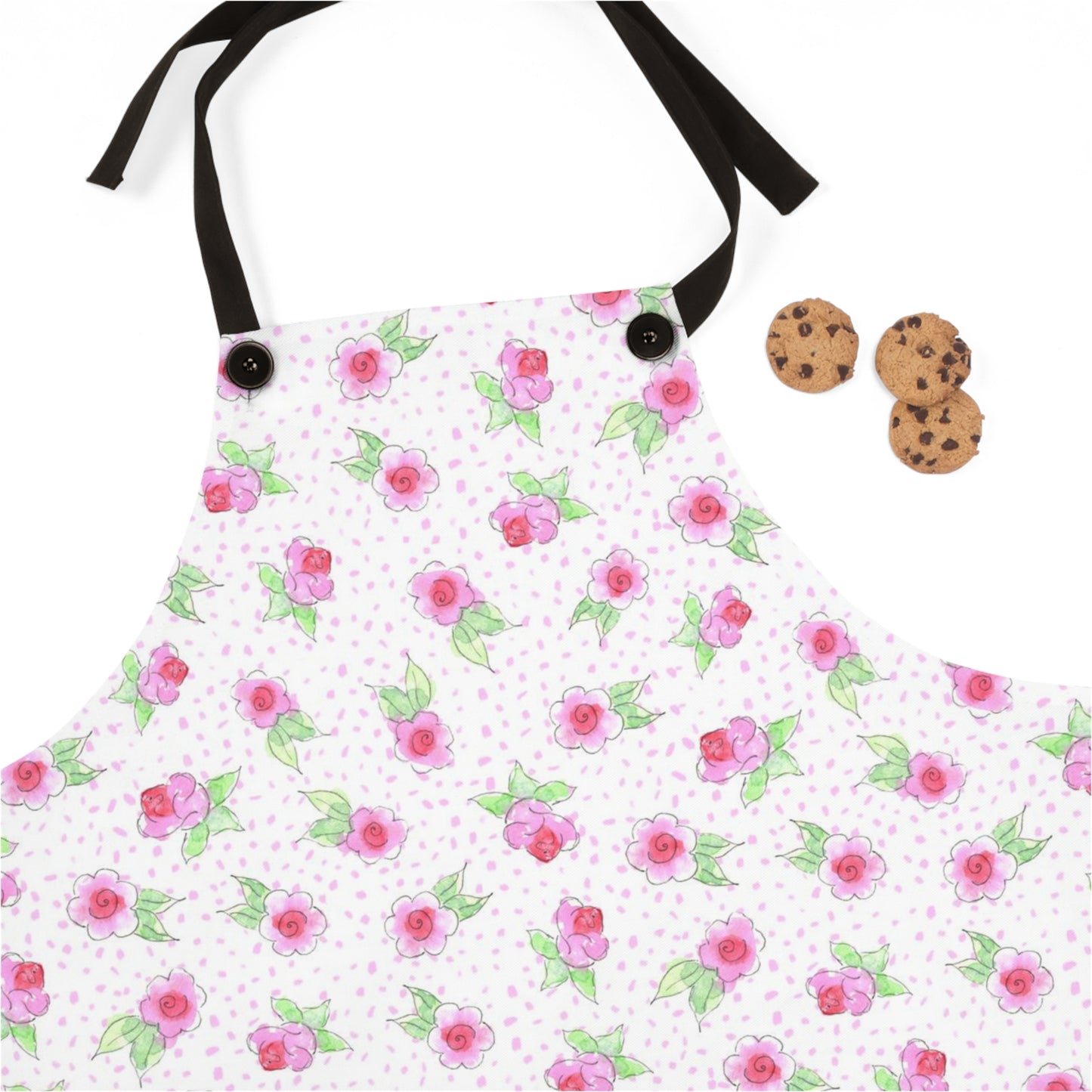 Maria’s Pink Roses Apron