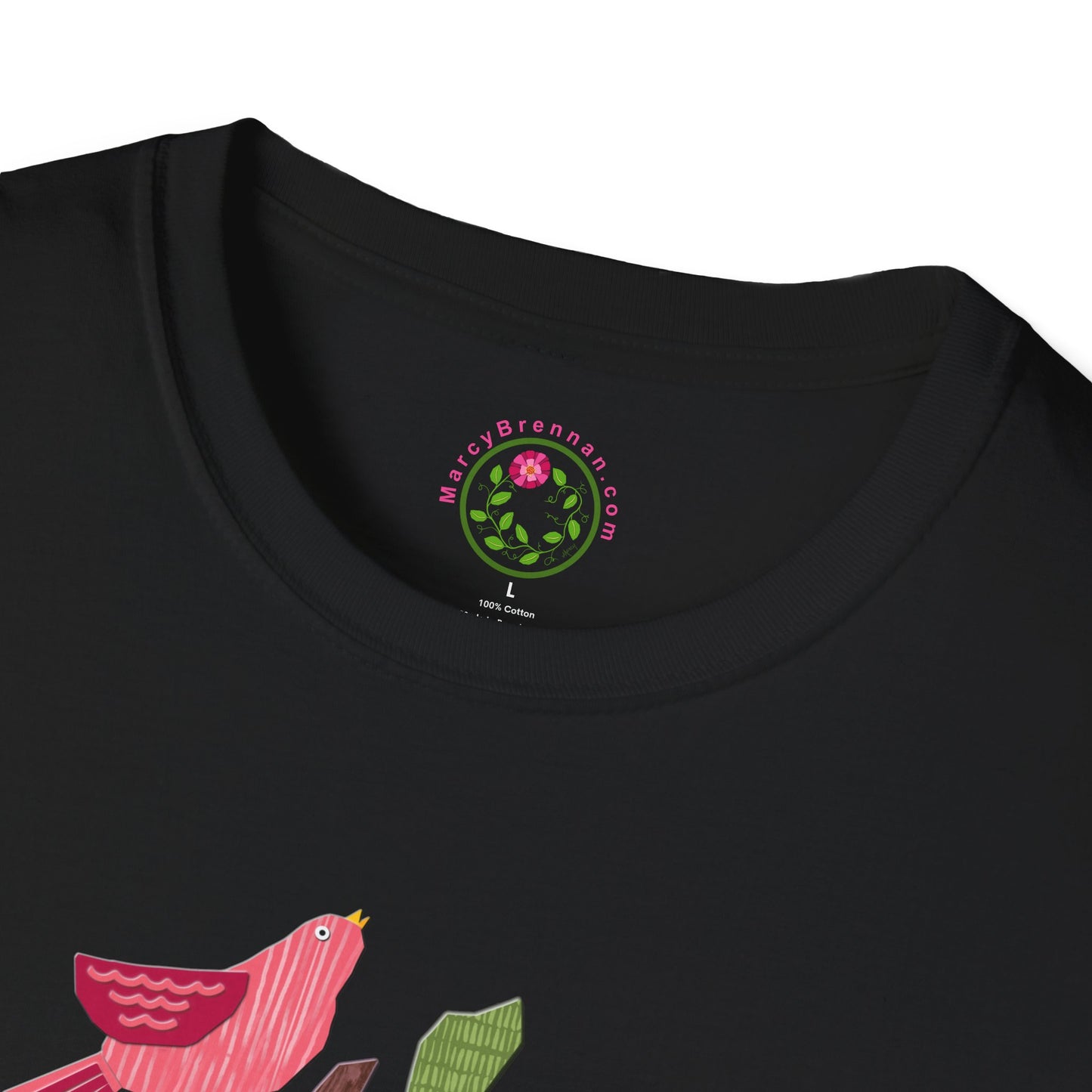 Embrace the Good Folk Art Design Softstyle T-Shirt