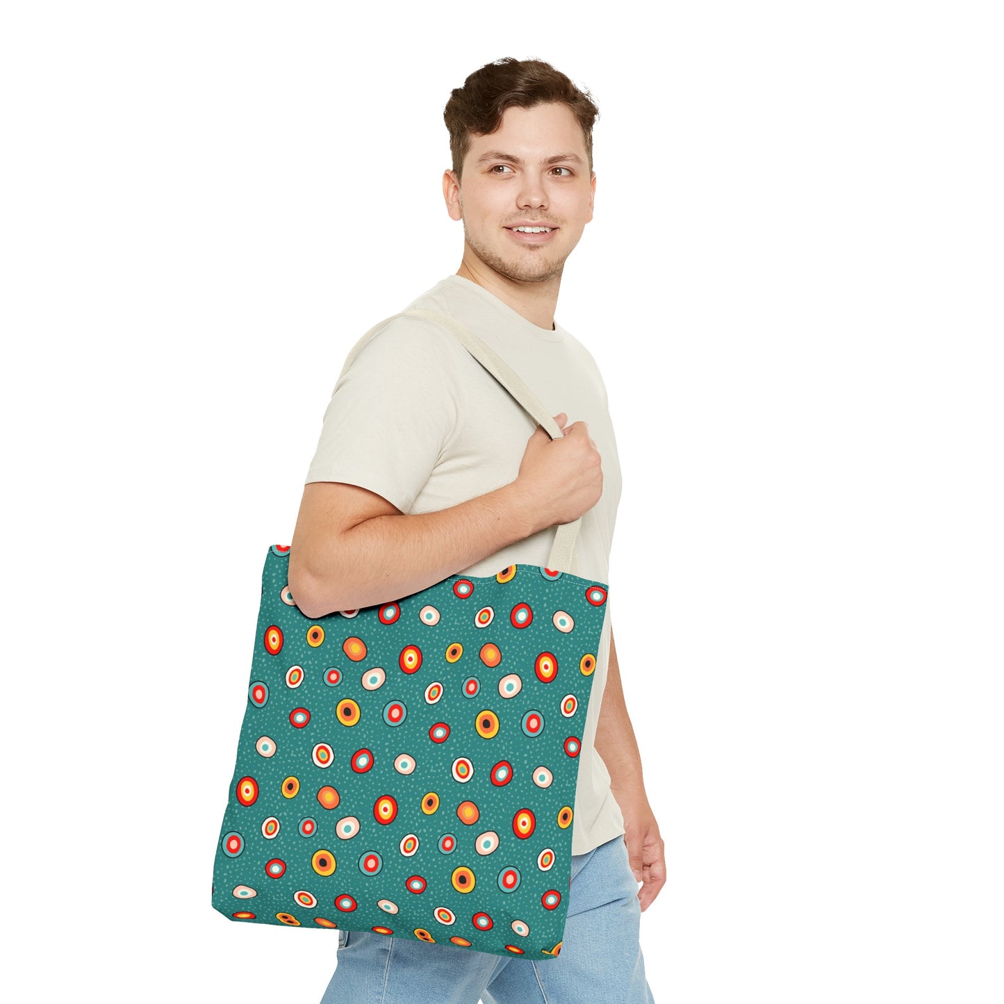 Funky Circles Tote Bag