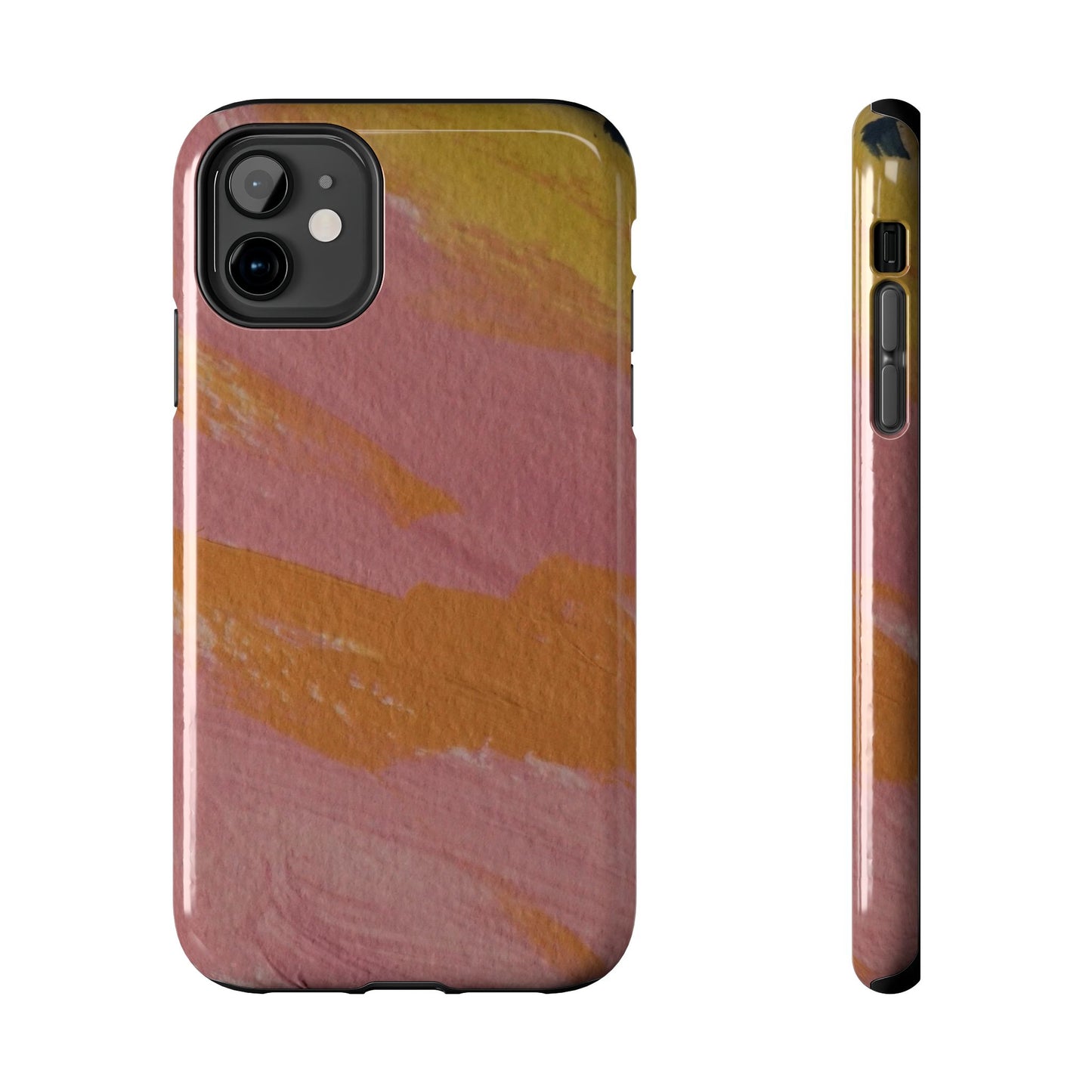 Abstract Pastel Pink Tough Phone Cases