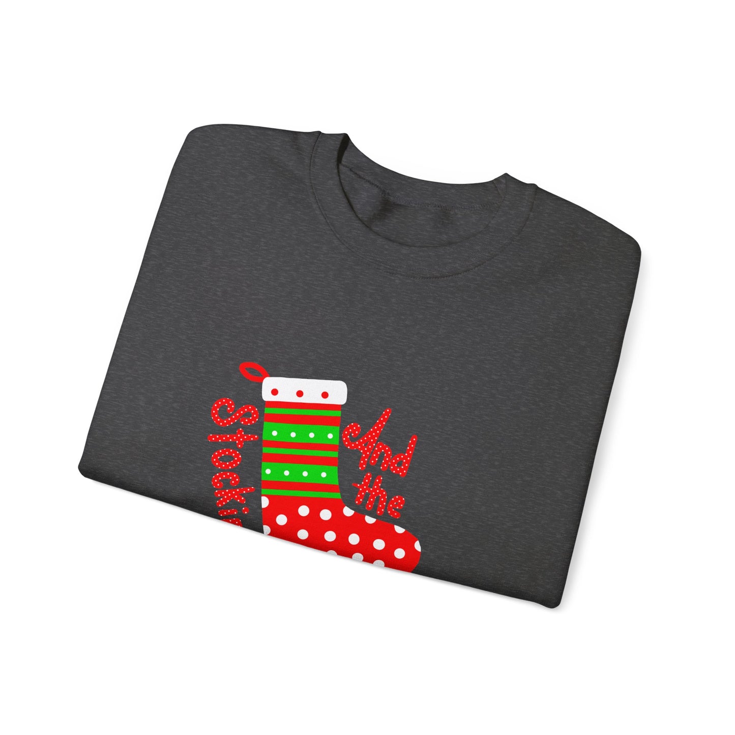 Christmas Stocking Unisex Heavy Blend™ Crewneck Sweatshirt