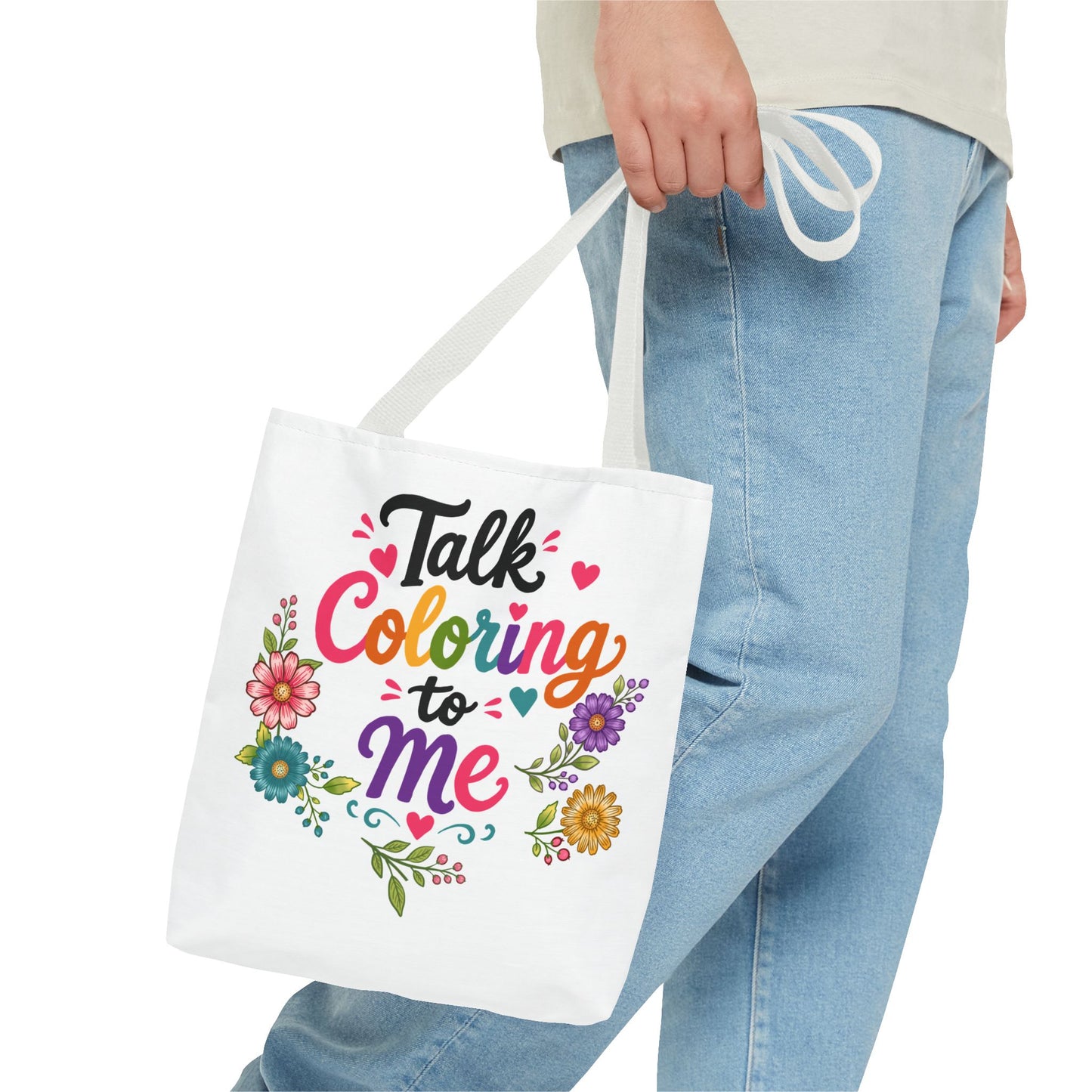Talk Coloring to Me Tote Bag