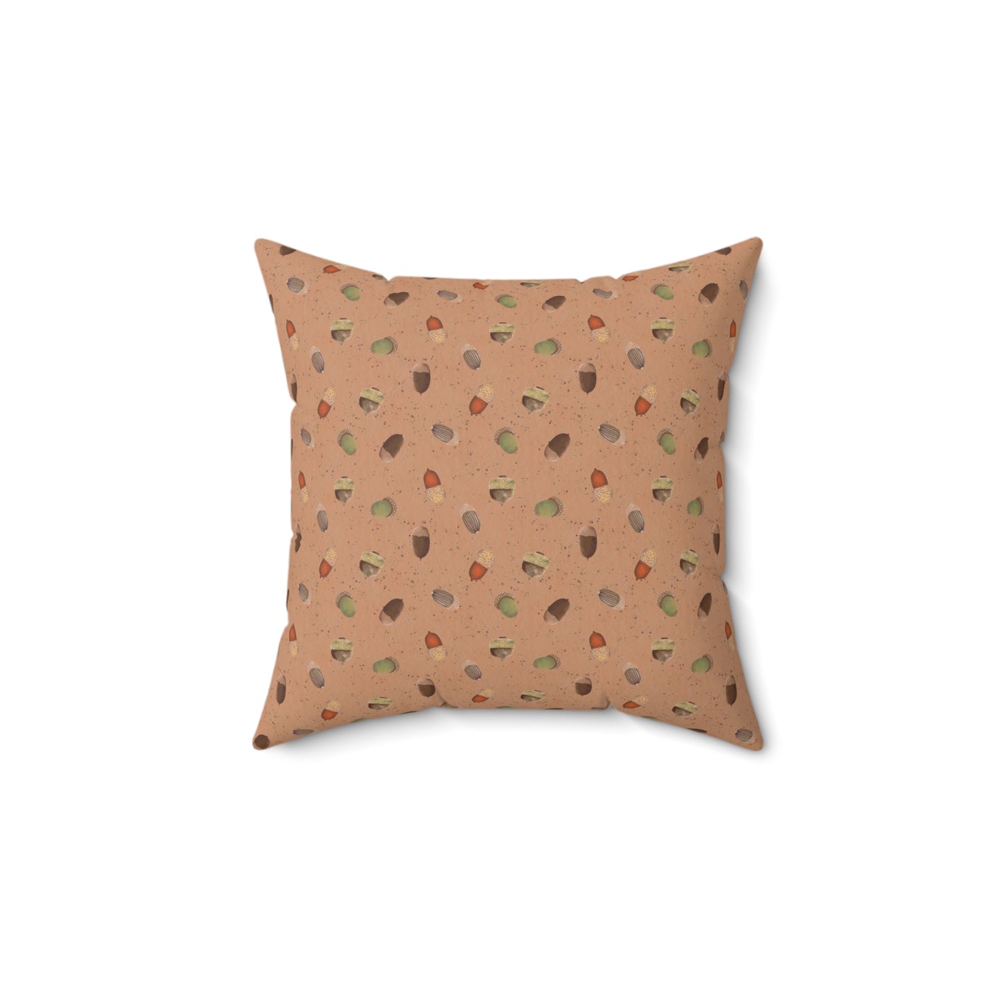 Acorns Spun Polyester Square Pillow
