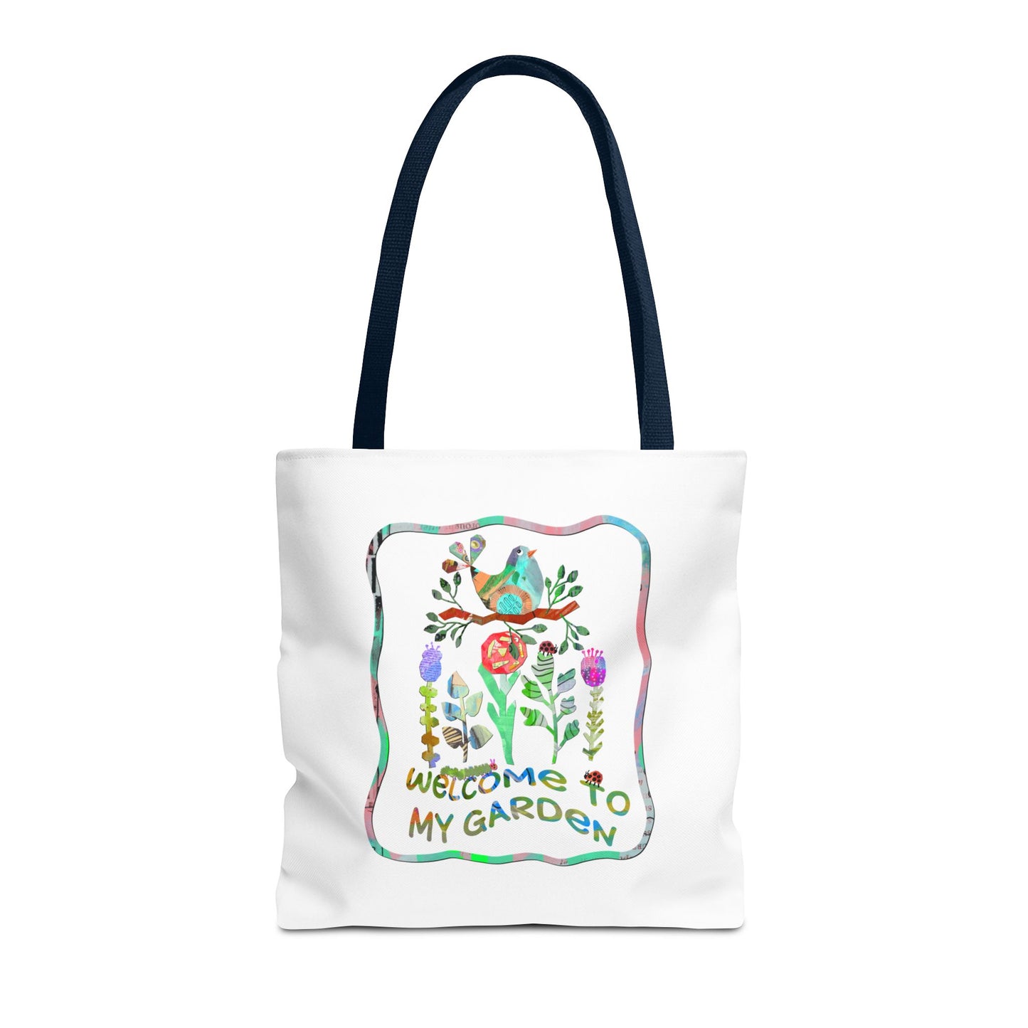 Welcome to My Garden Collage Tote Bag