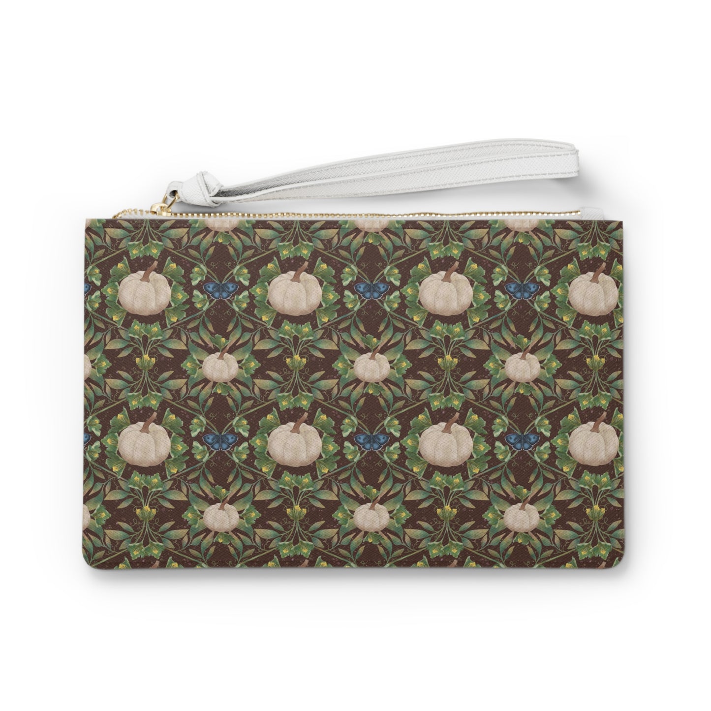 White Pumpkins Clutch Bag