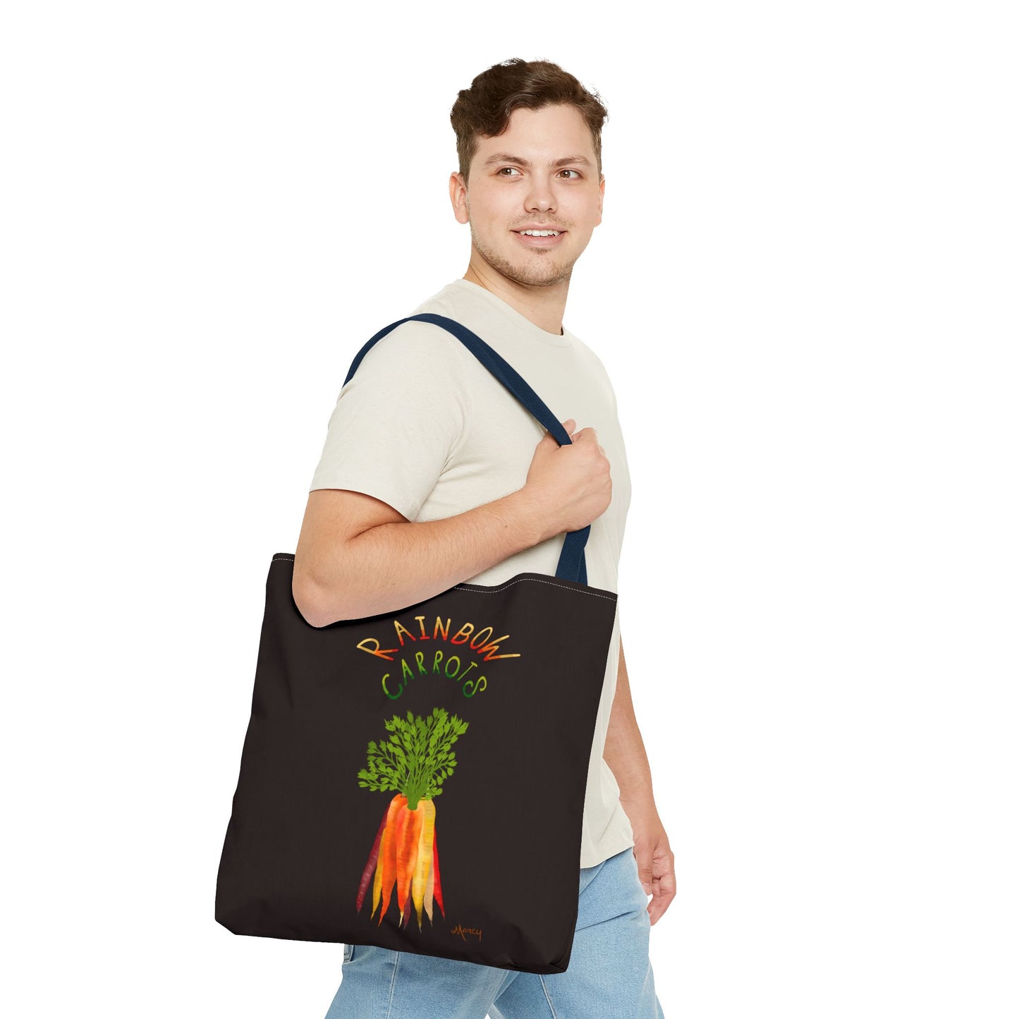 Rainbow Carrots Tote Bag