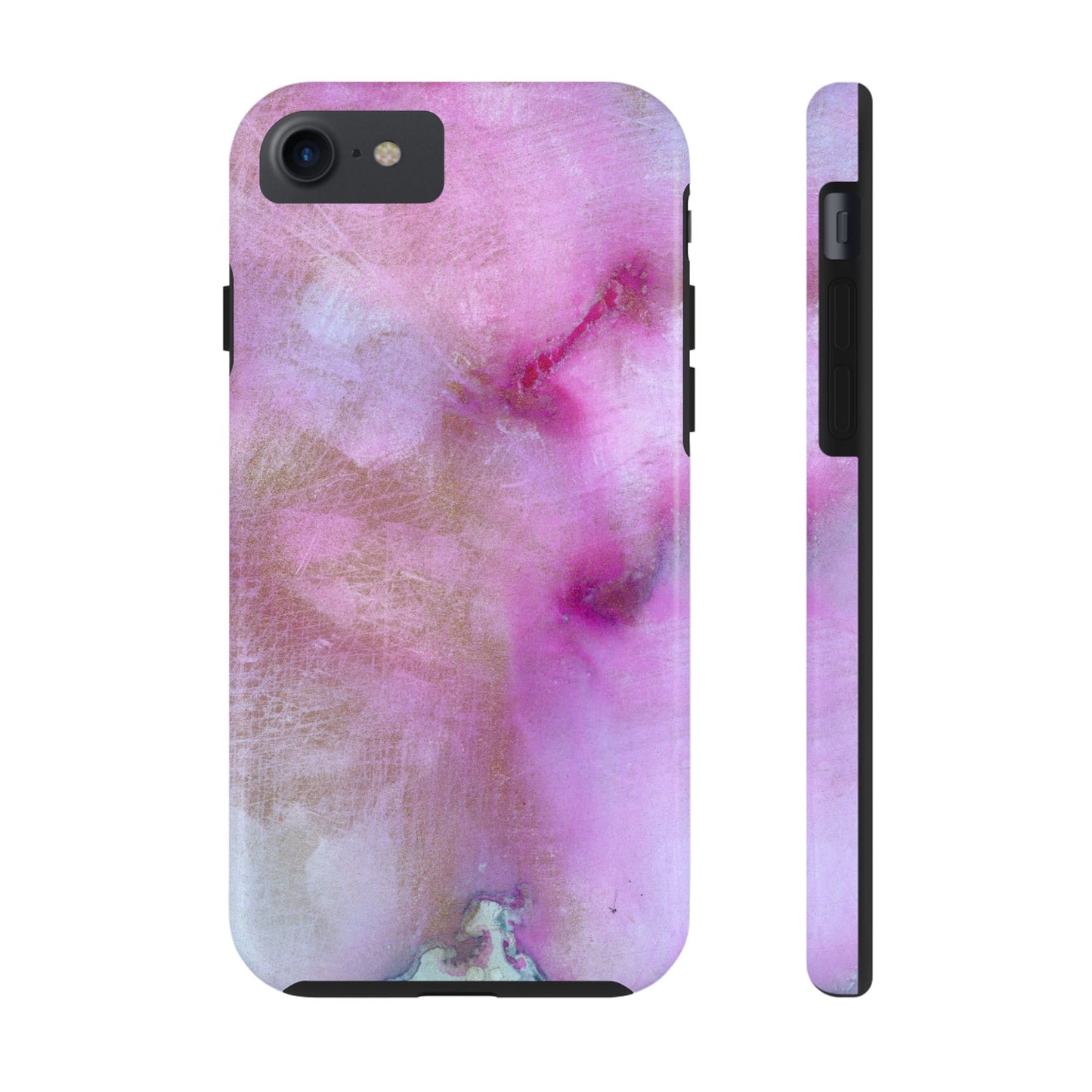 Abstract Soft Pinks Tough Phone Cases