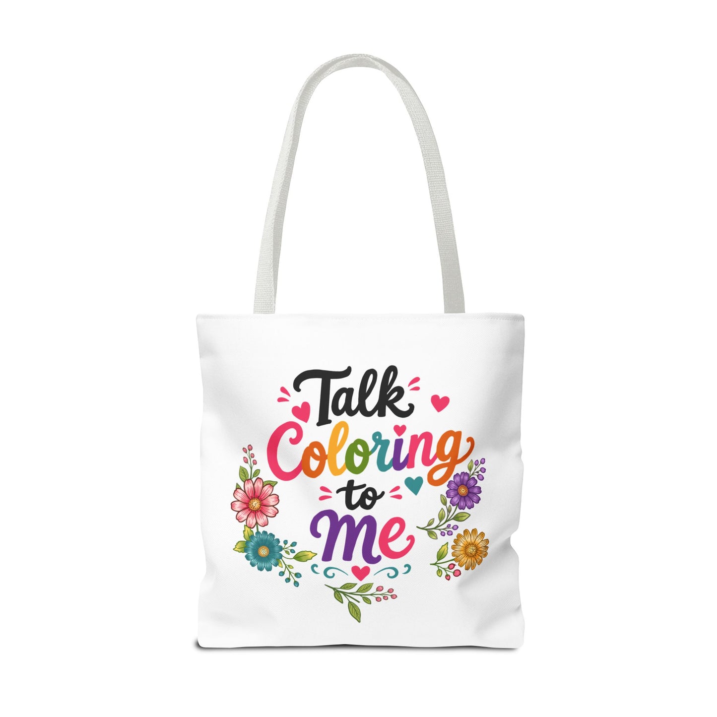 Talk Coloring to Me Tote Bag