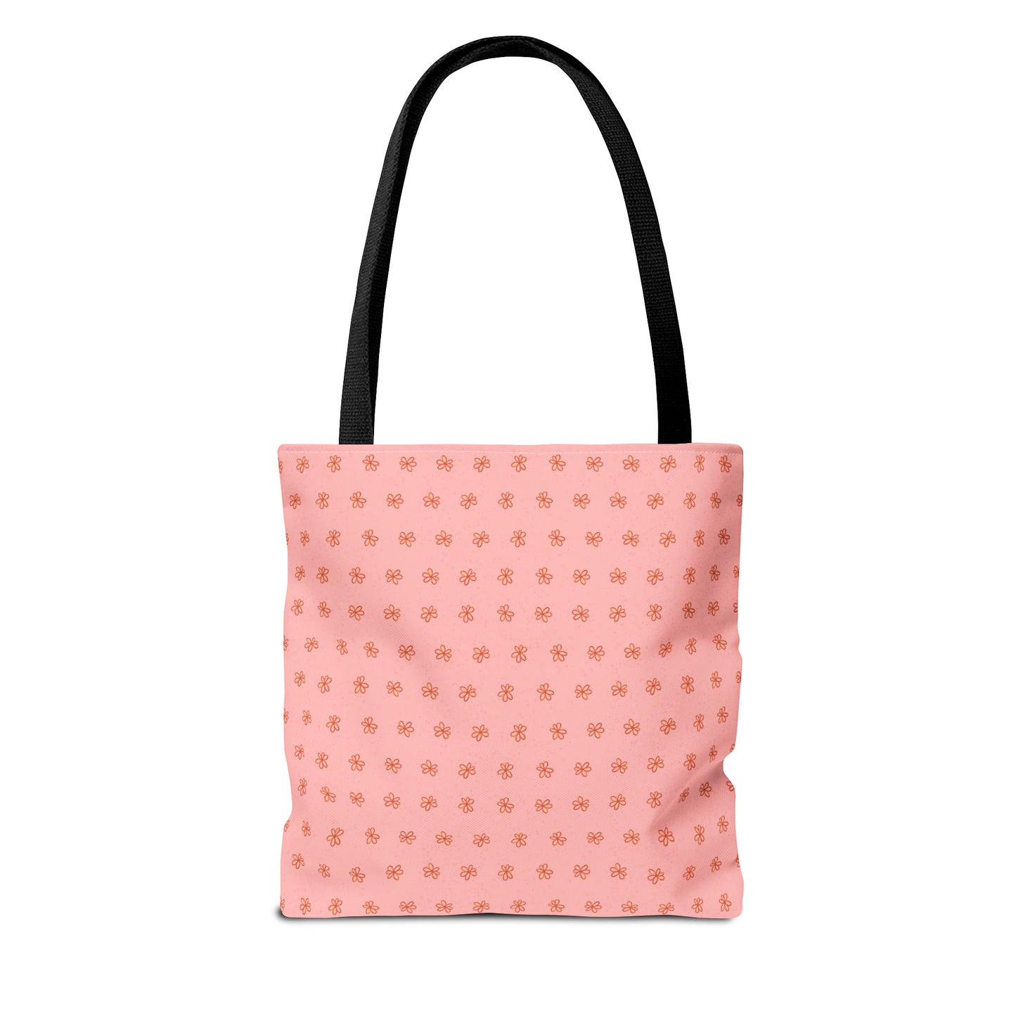 Pink Meadow Flowers Tote Bag