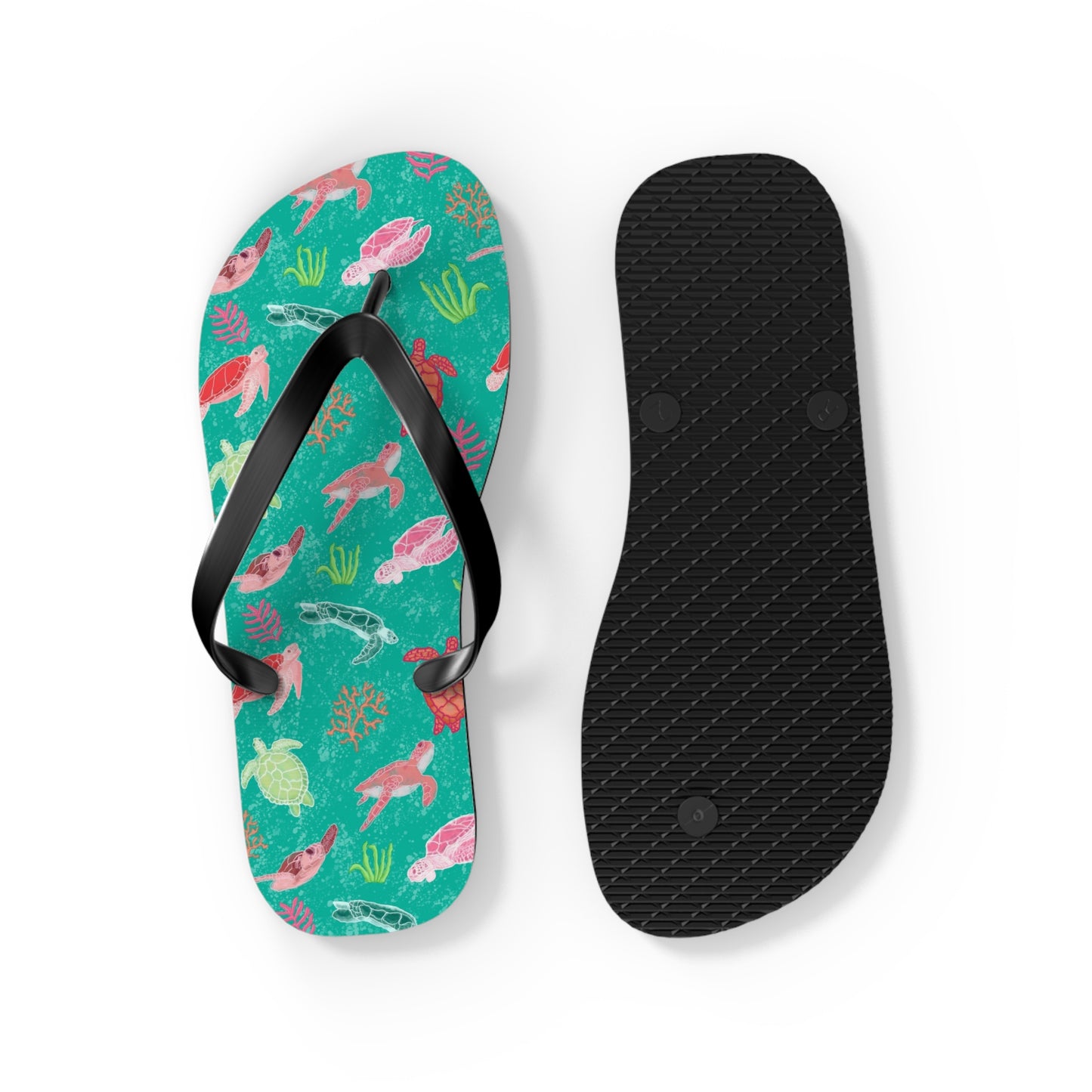 Sea Turtles Flip Flops