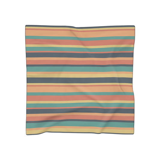 Sunbaked Stripes Poly Scarf