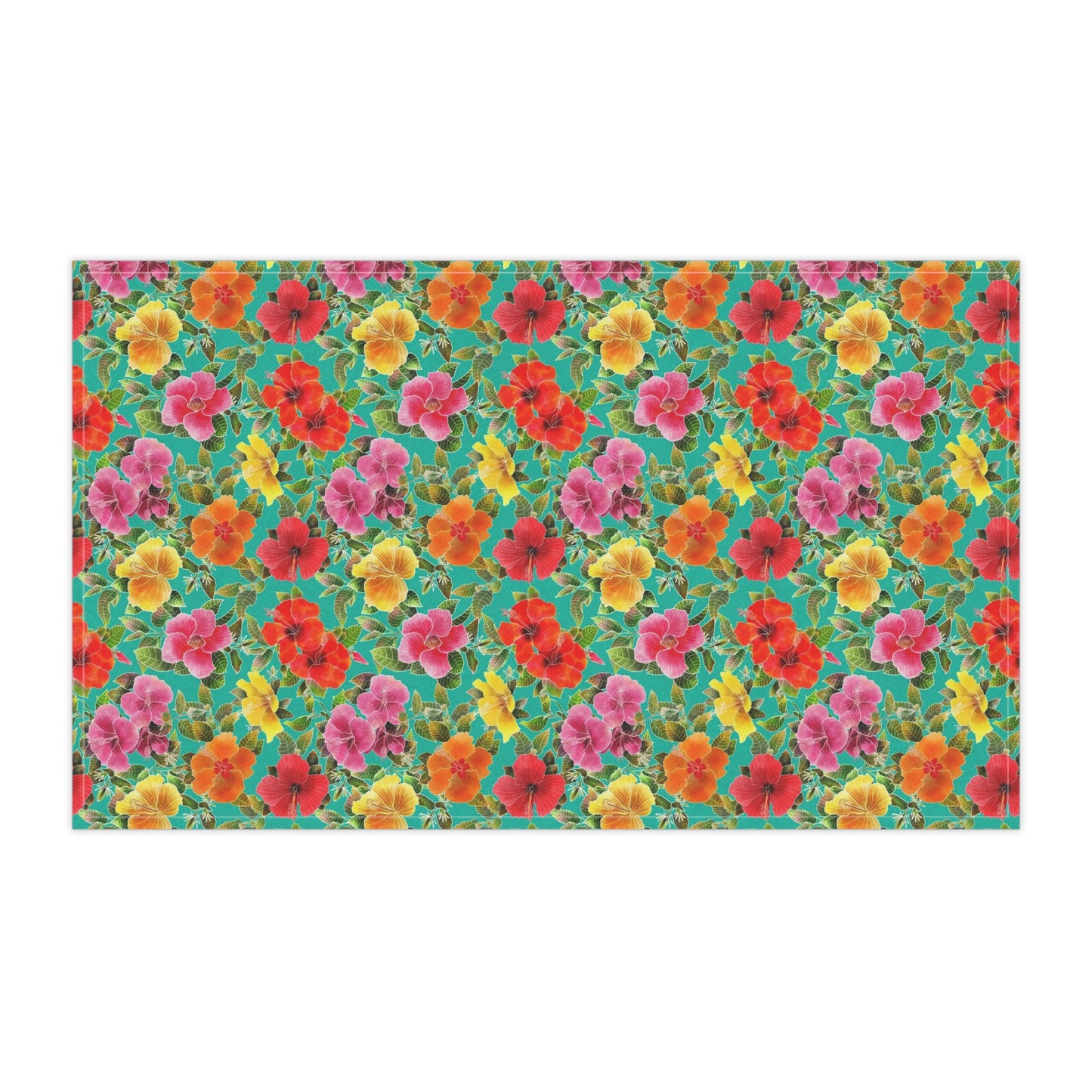 Hibiscus Garden Kitchen Towel