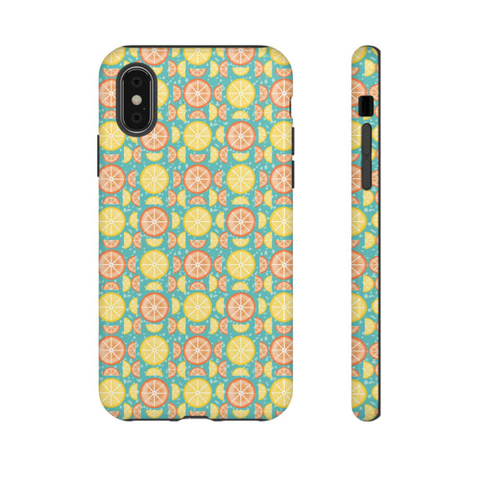 Citrus Slices Tough Phone Case - Protect Your Device with Style