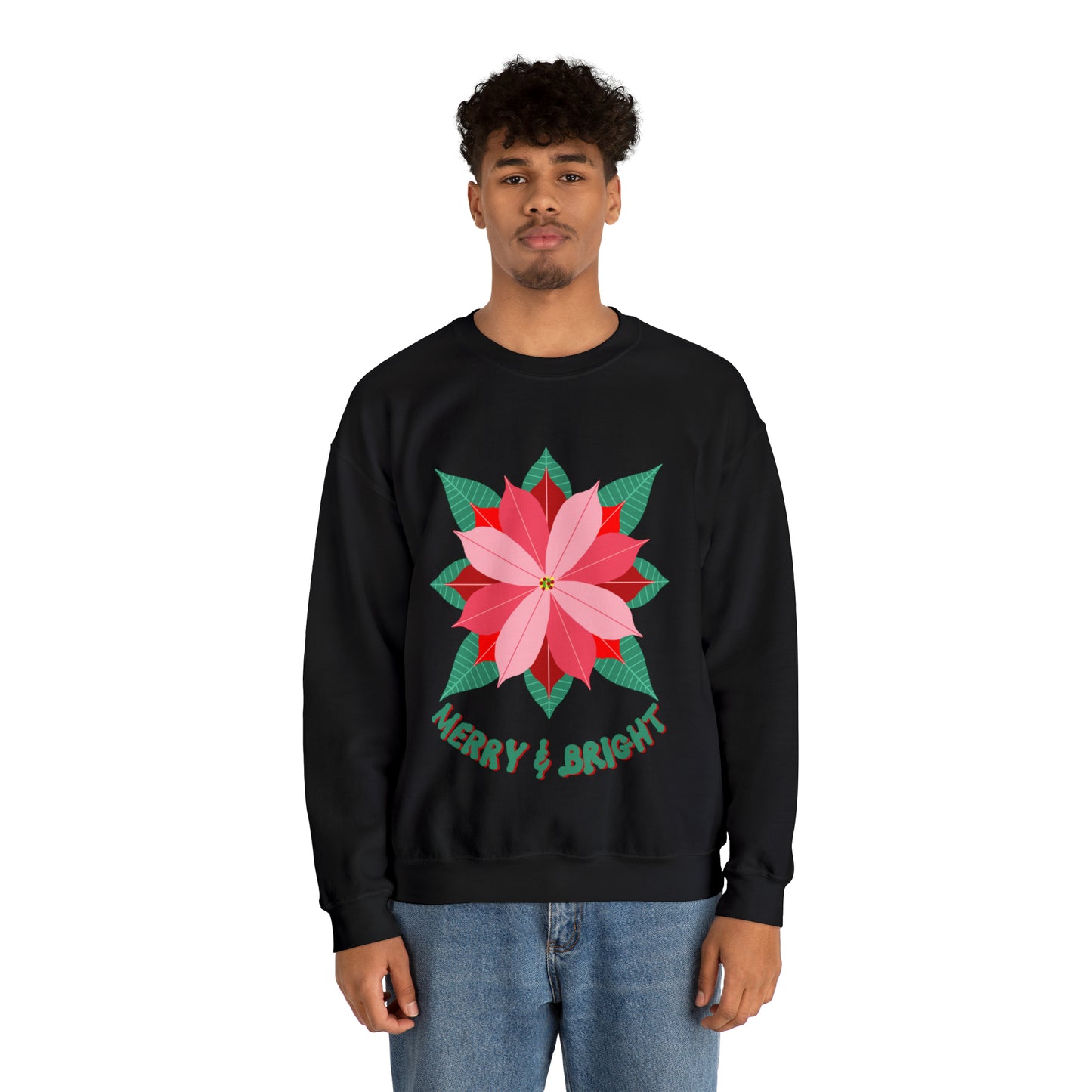 Poinsettias Unisex Heavy Blend™ Crewneck Sweatshirt