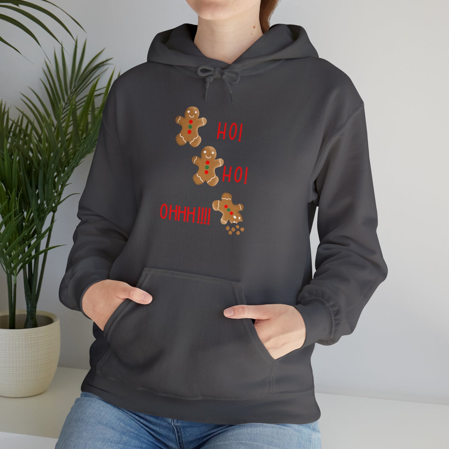 Gingerbread Men & Hearts Unisex Heavy Blend™ Hooded Sweatshirt