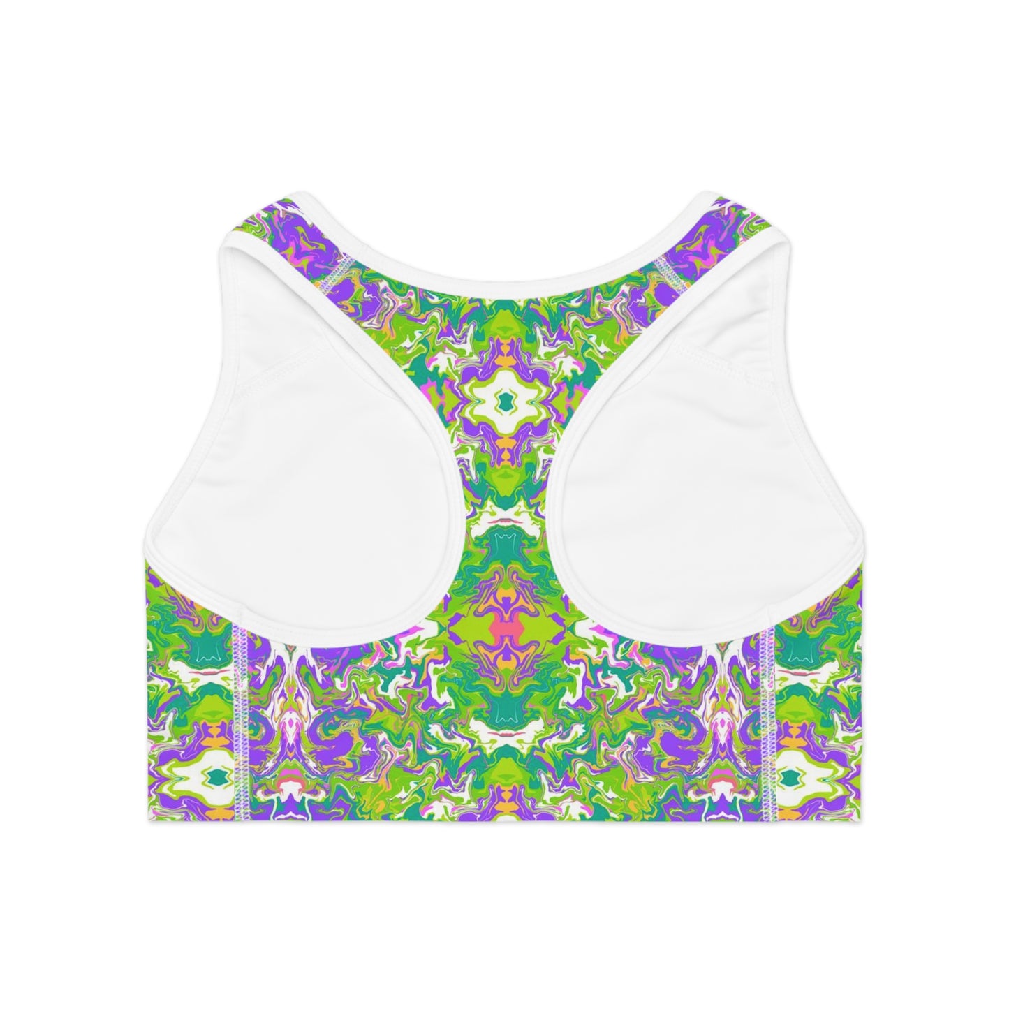 Boho Spring Garden Sports Bra