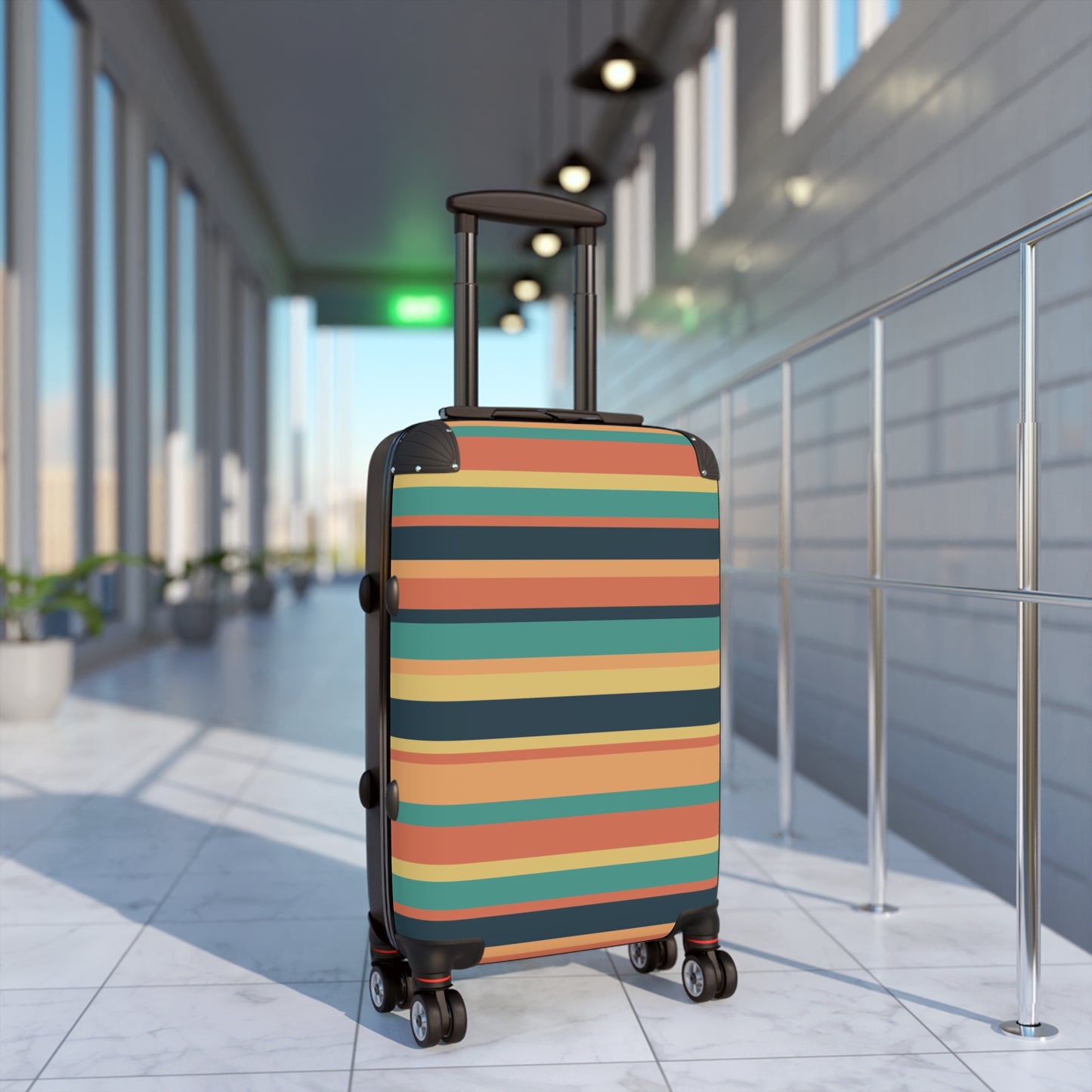 Sunbaked Stripes Hardside Spinner Suitcase