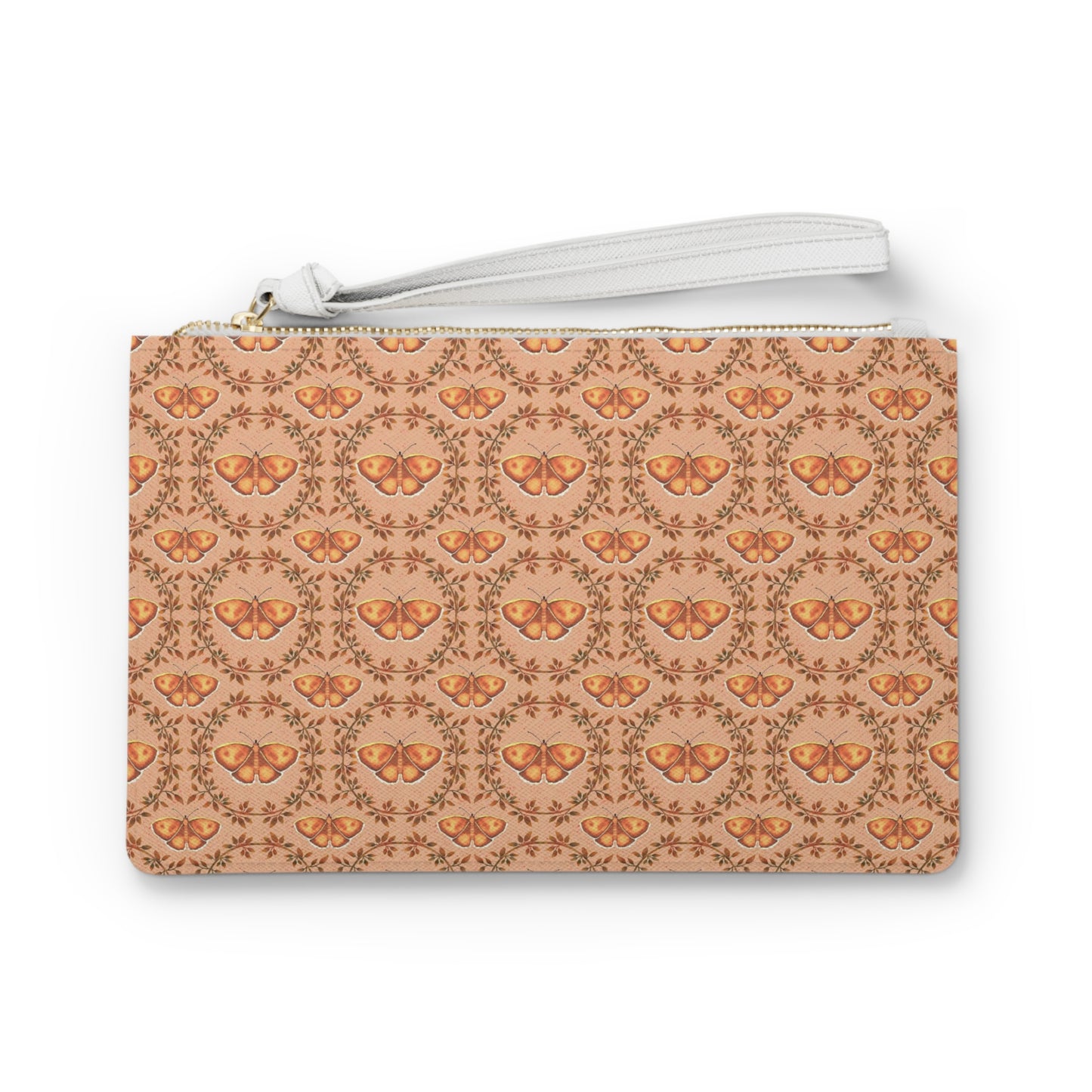 Moths and Vines Clutch Bag