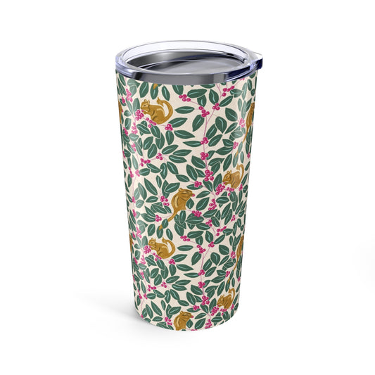 Wintergreen and Chipmunks Tumbler
