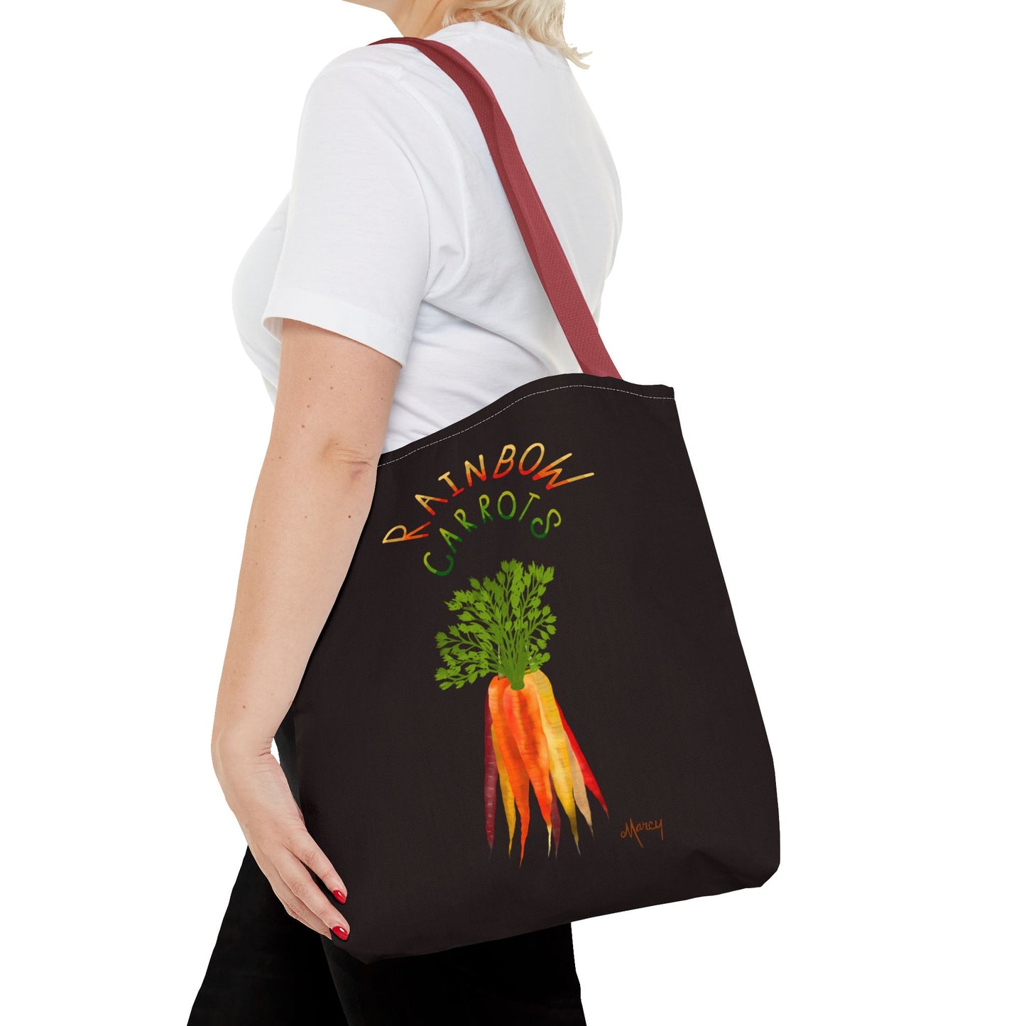 Rainbow Carrots Tote Bag