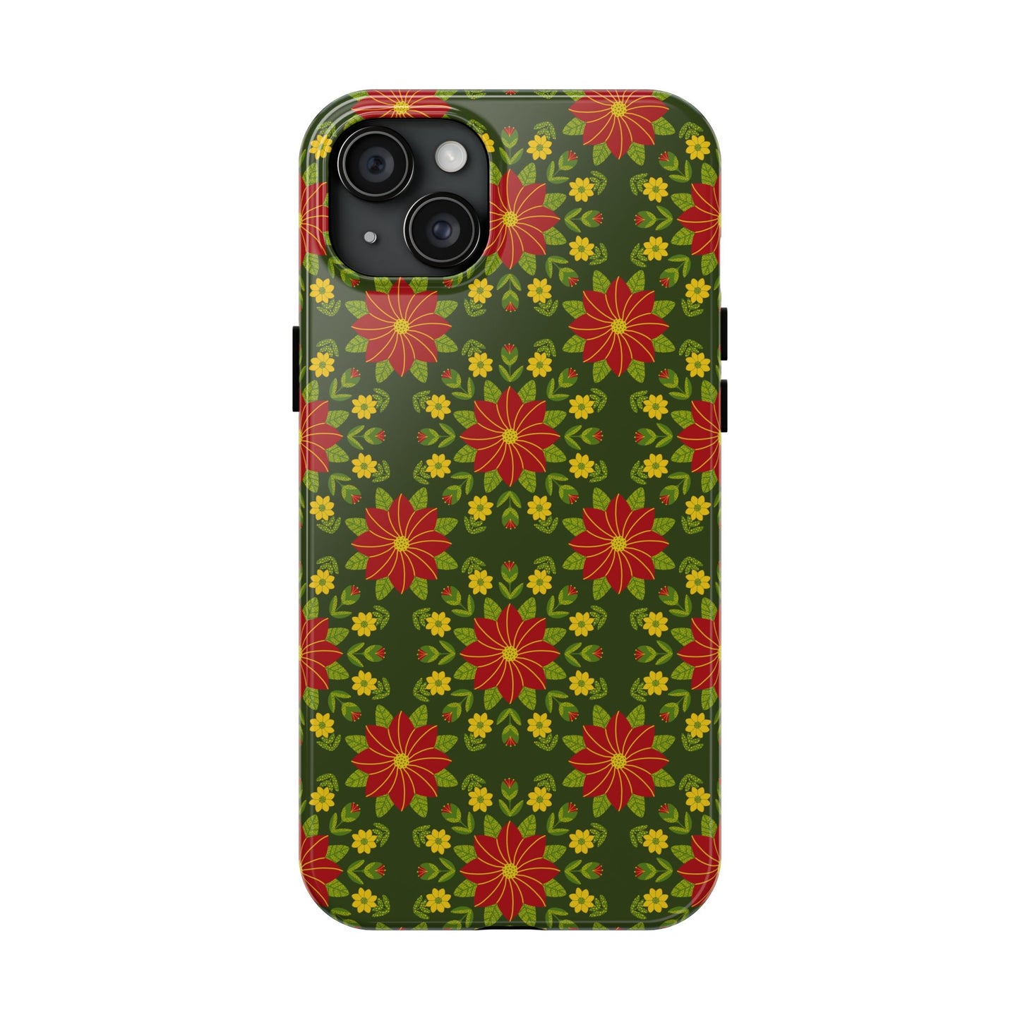 Poinsettias Tough Phone Cases