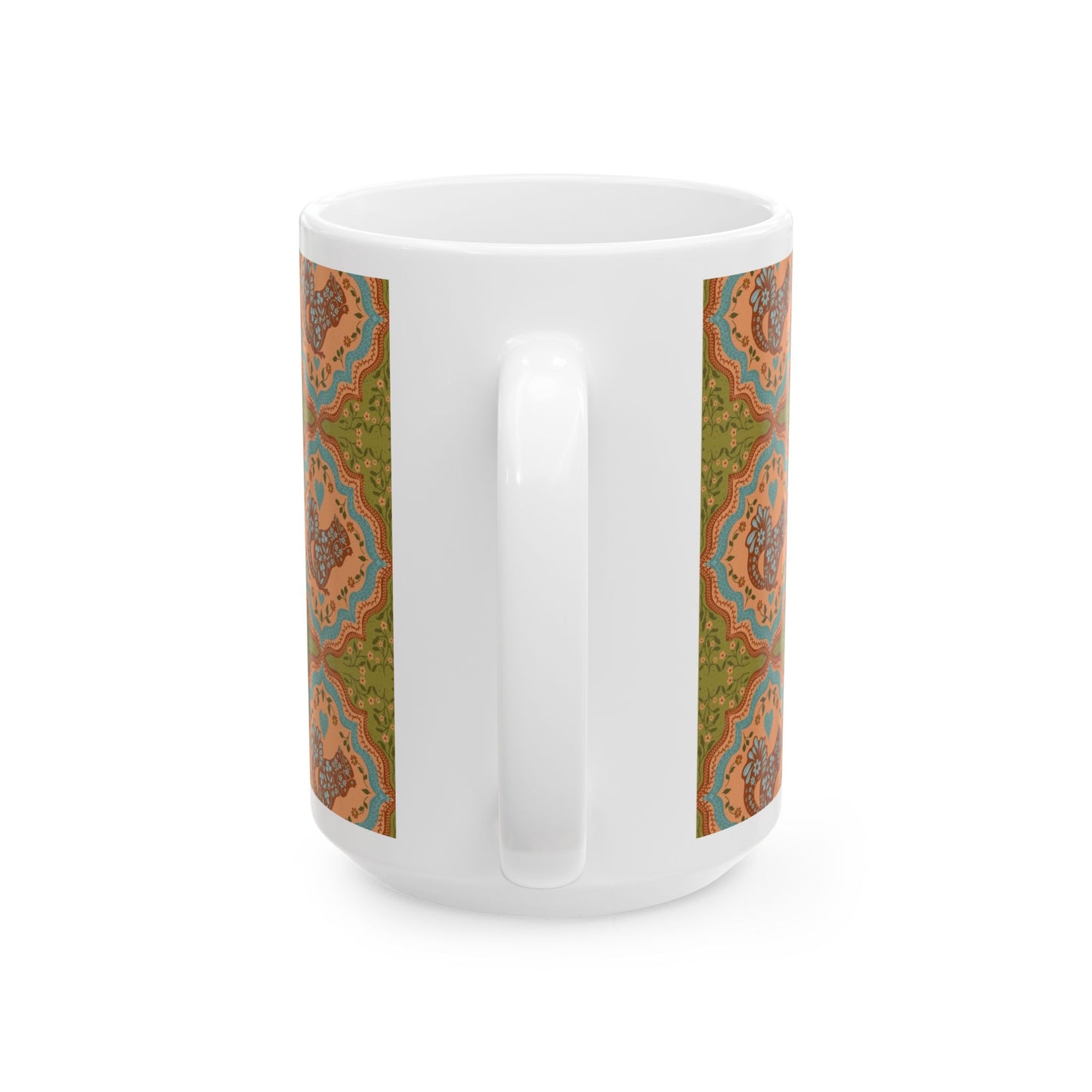 Scandi Woodland Squirrel Ceramic Mug 11oz & 15oz