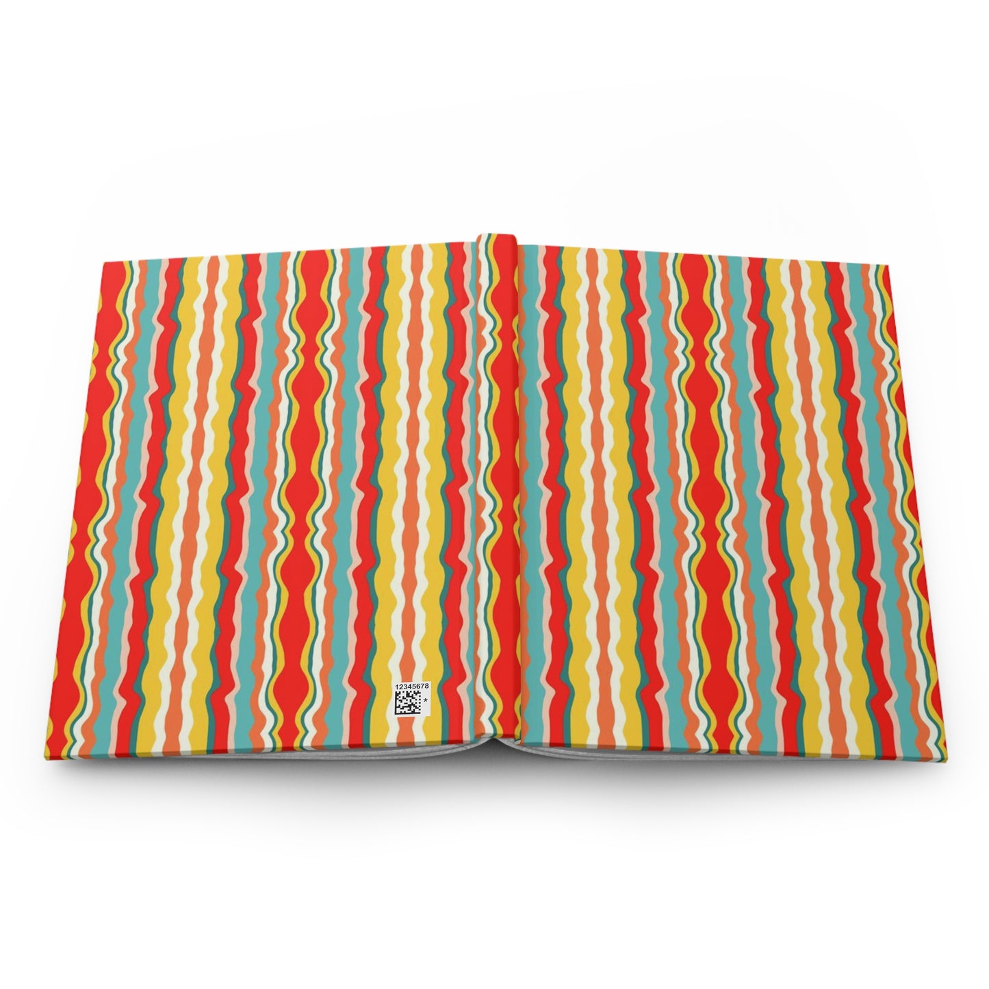 Groovy Stripes Hardcover Journal Matte