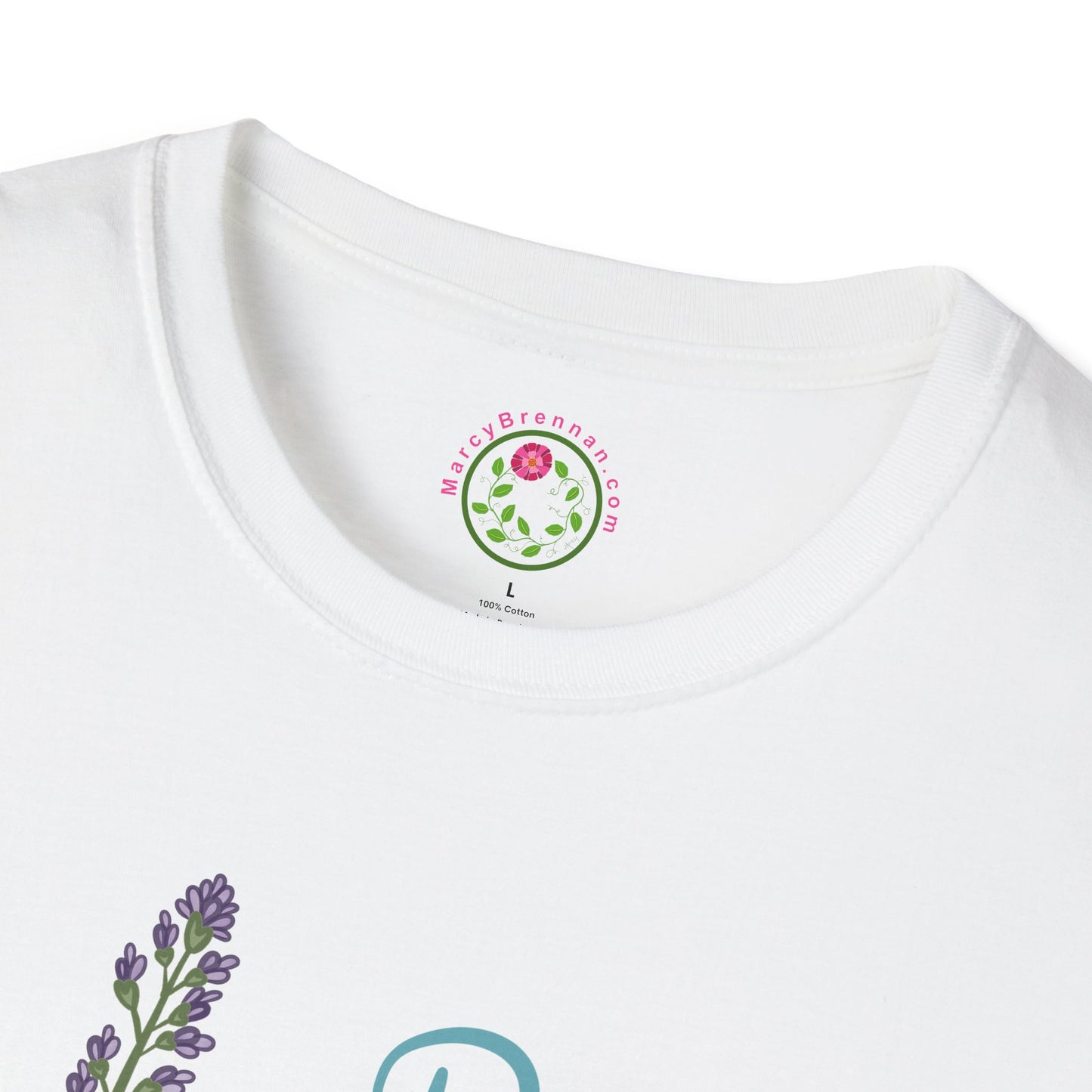 Be Still Lavender T-Shirt — Calm Floral Tee for Women & Men