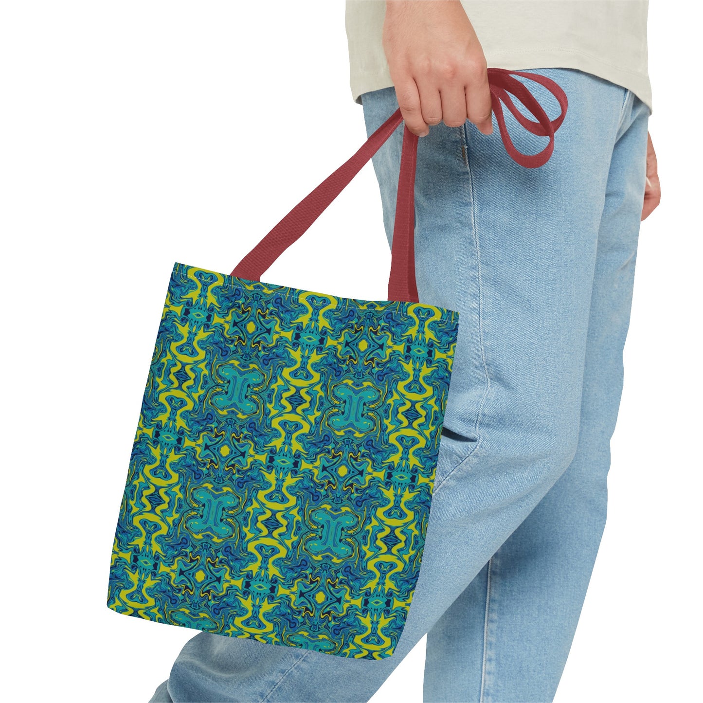 Boho Psychedelic Liquify Tote Bag