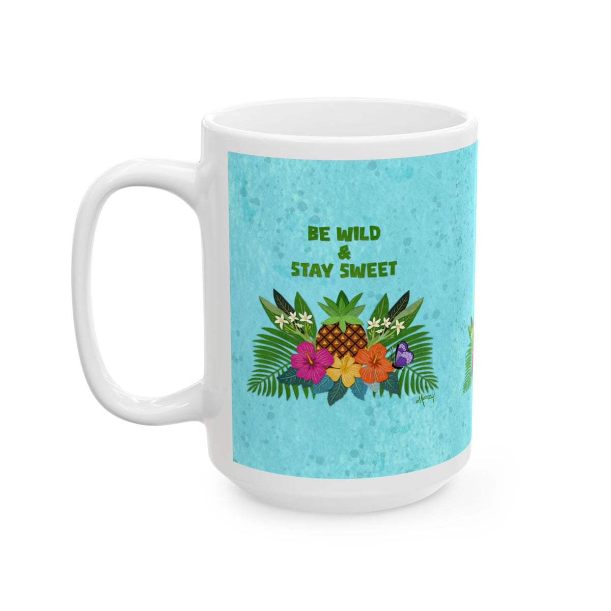 Pineapple Collage Ceramic Mug 11oz & 15oz