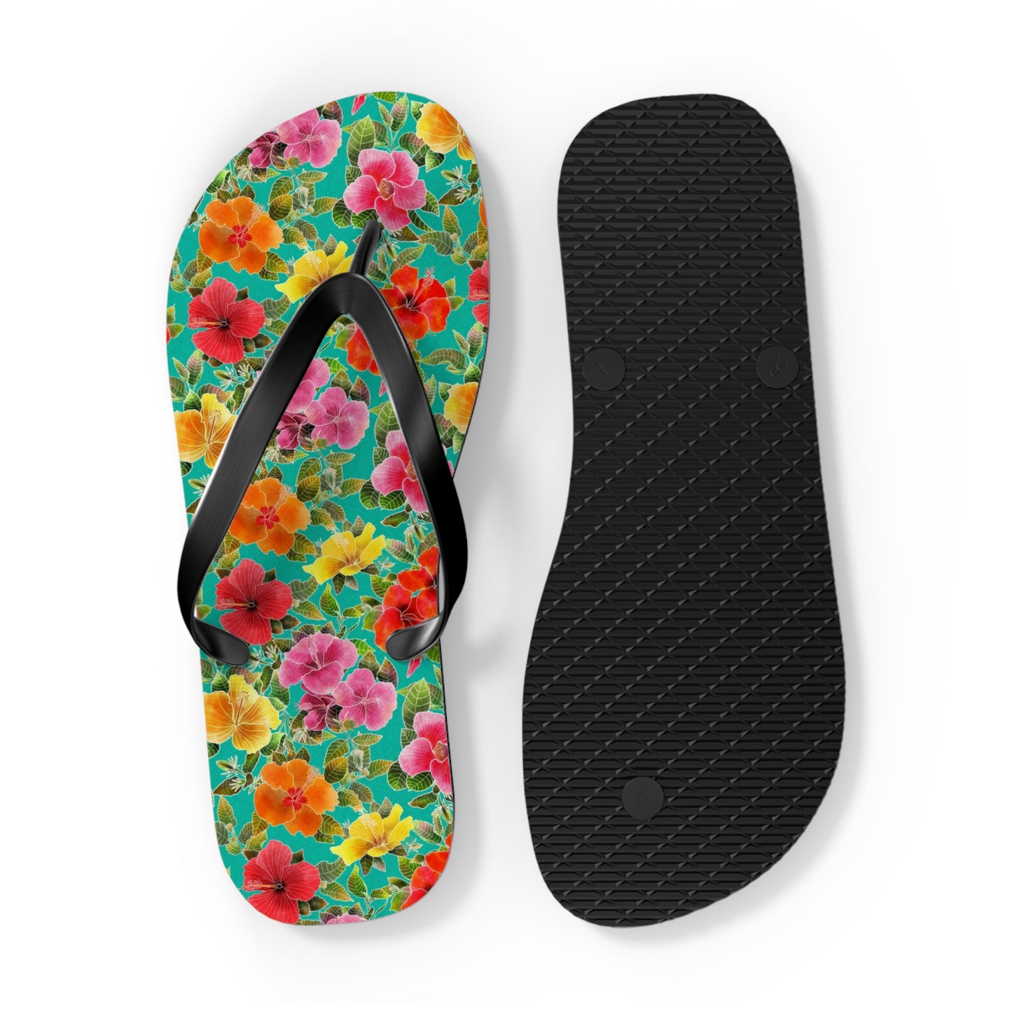 Hibiscus Garden Flip Flops